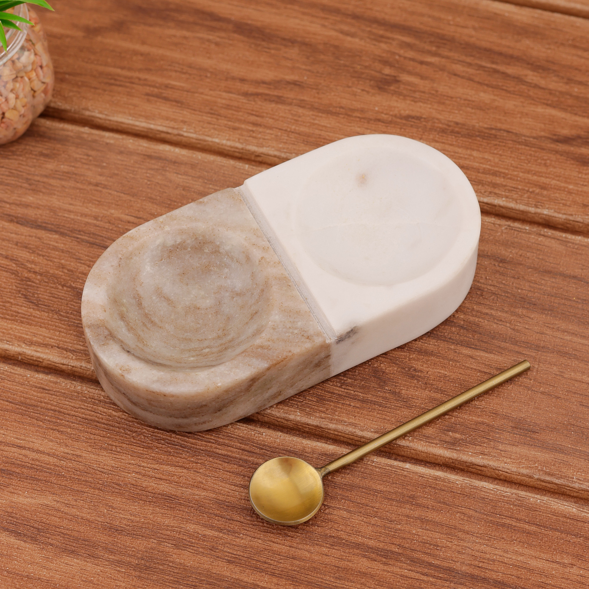 Marble Chip Dip Bowl