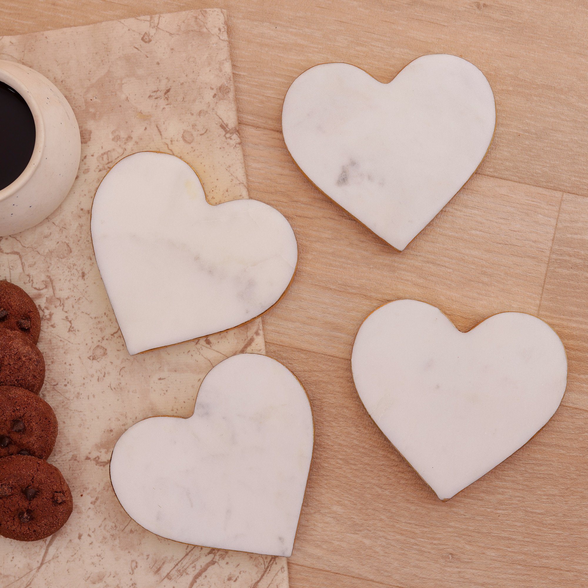 Heart Coaster set of 4