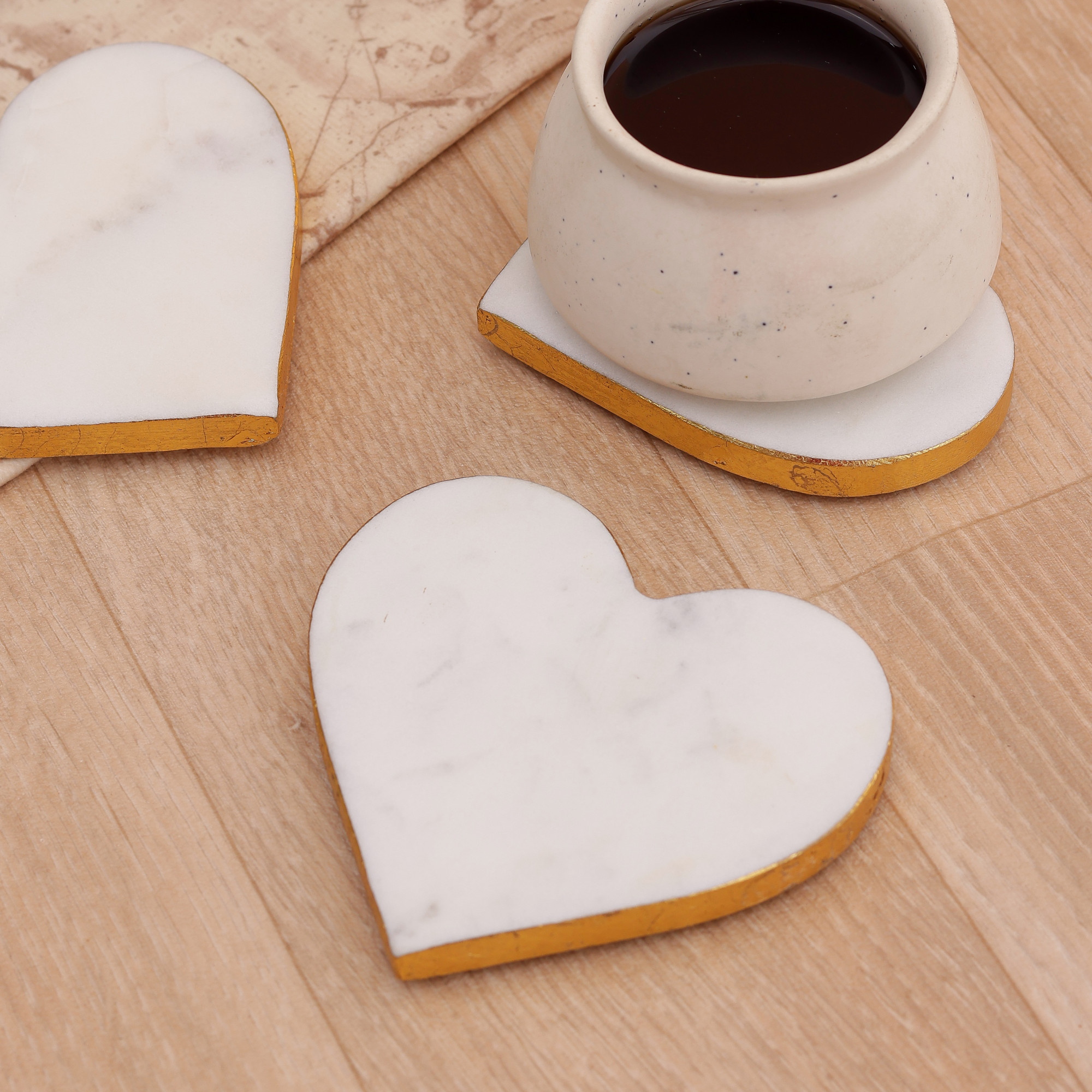Heart Coaster set of 4