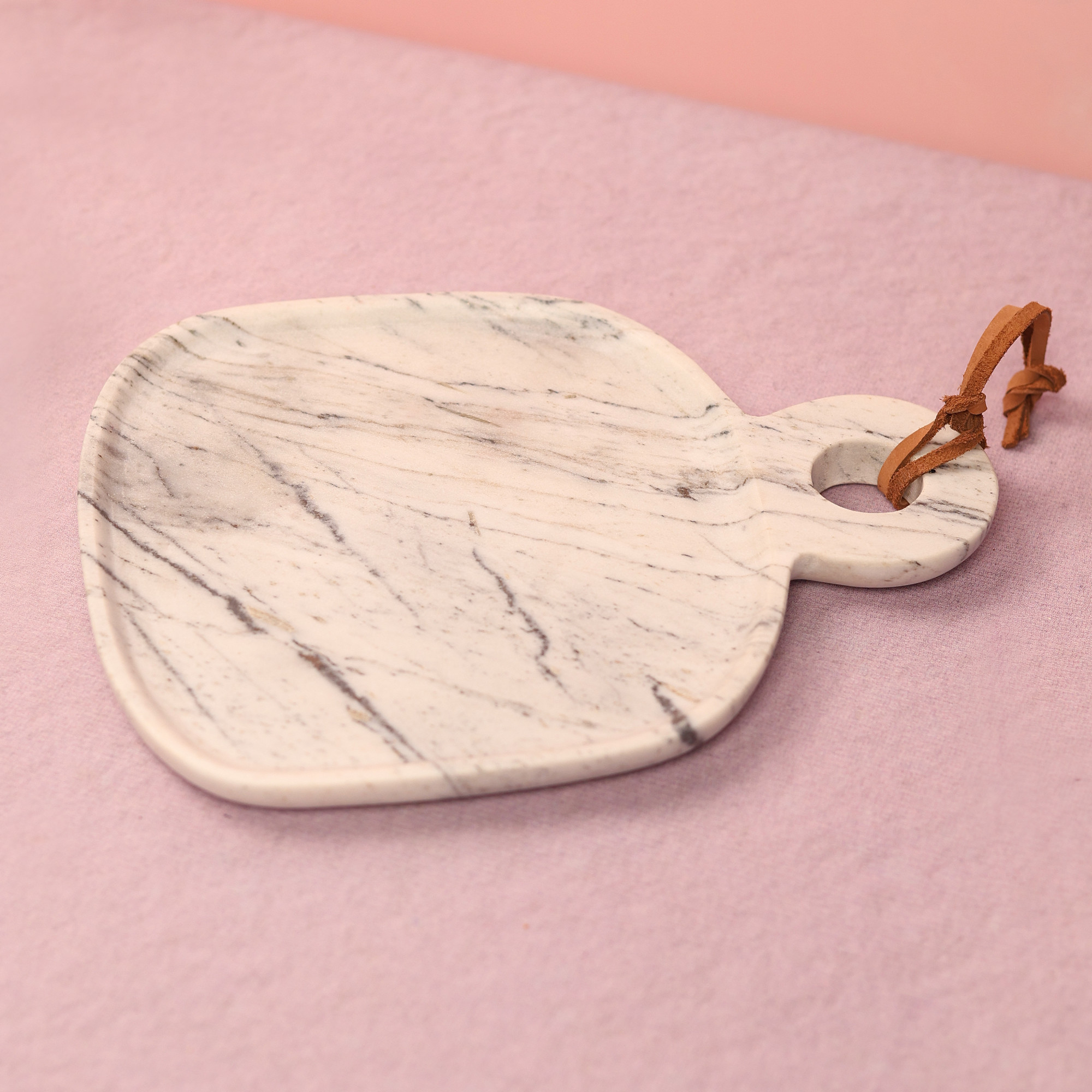White Grey Marble Chopping Board