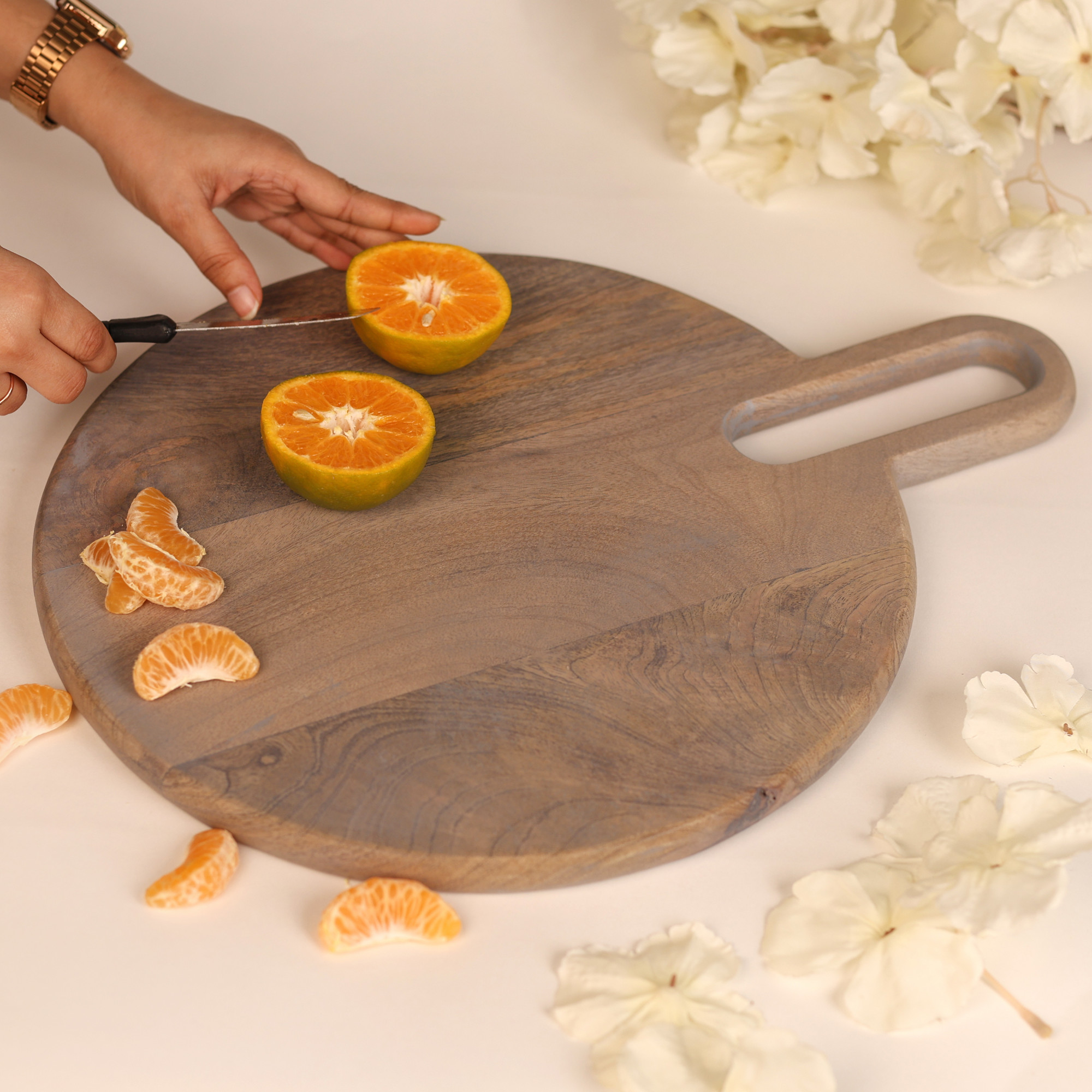 Round Wooden Chopping Board