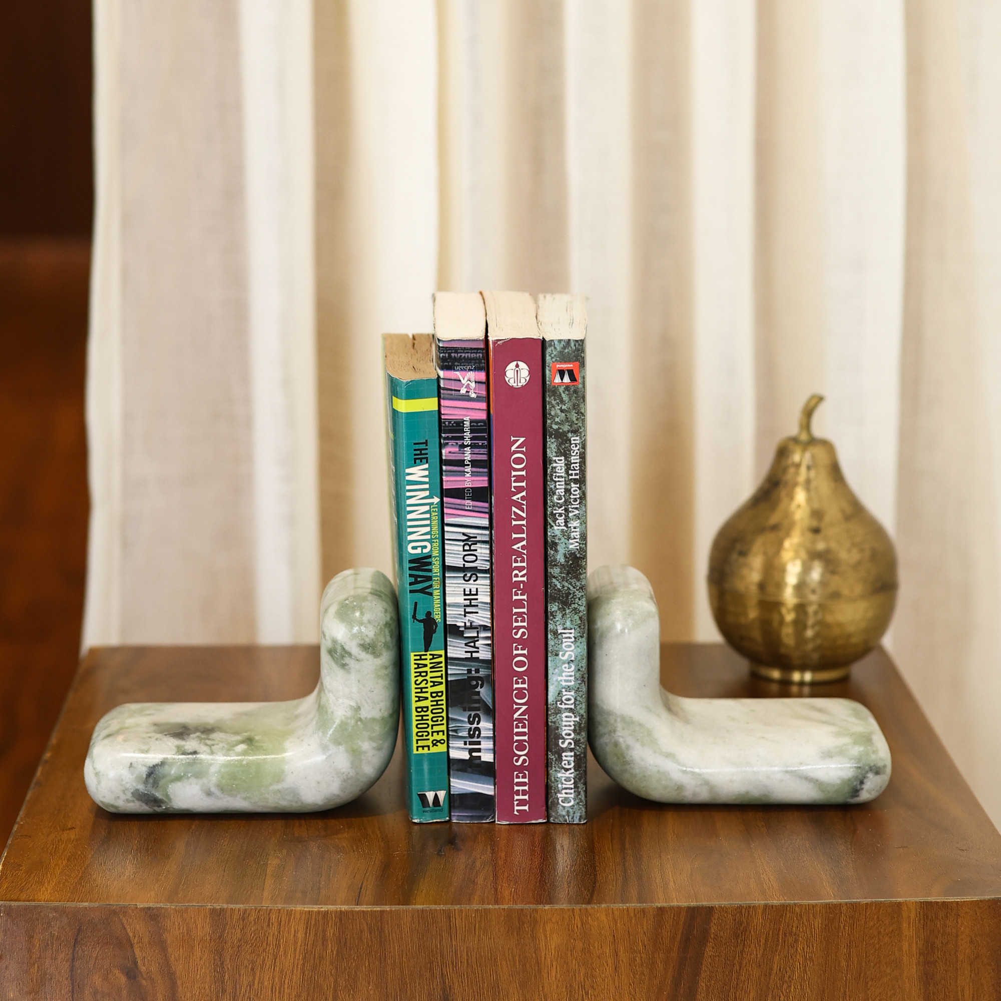 Mint Marble Bookend