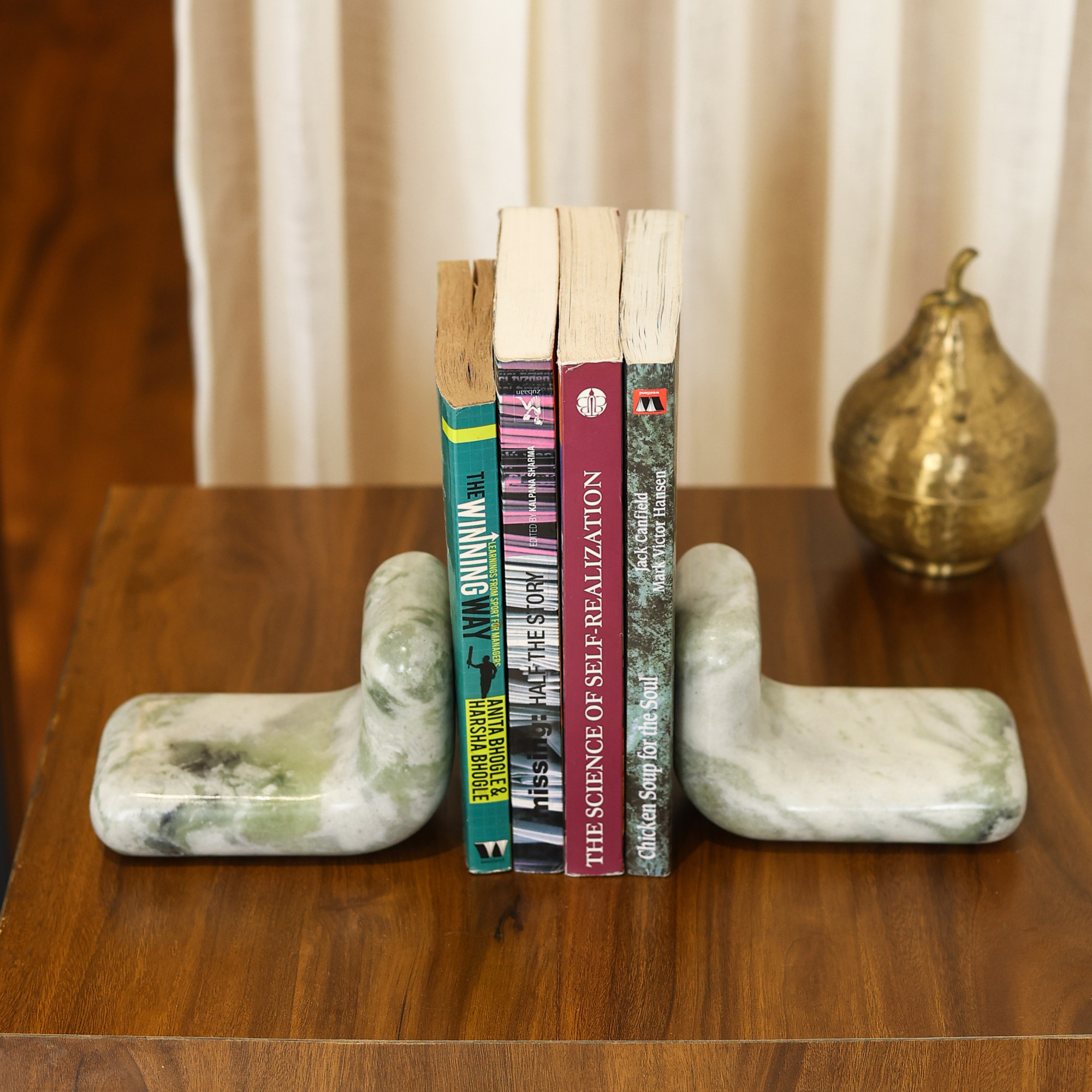 Mint Marble Bookend