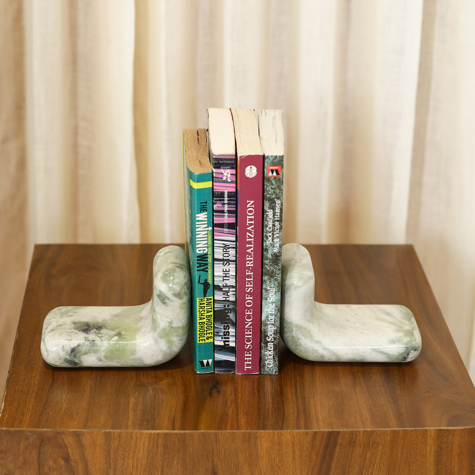 Mint Marble Bookend
