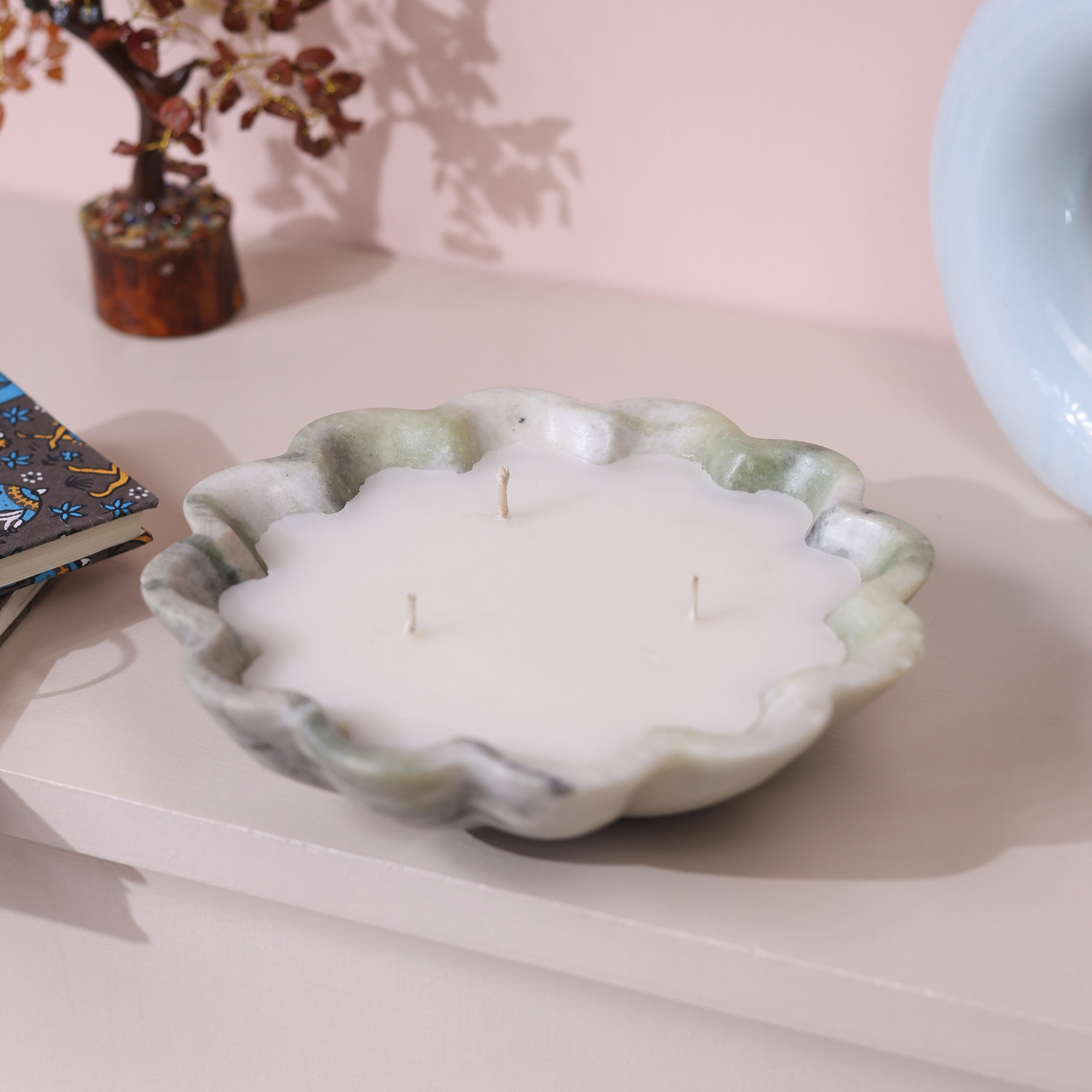 Flower Candle Bowl