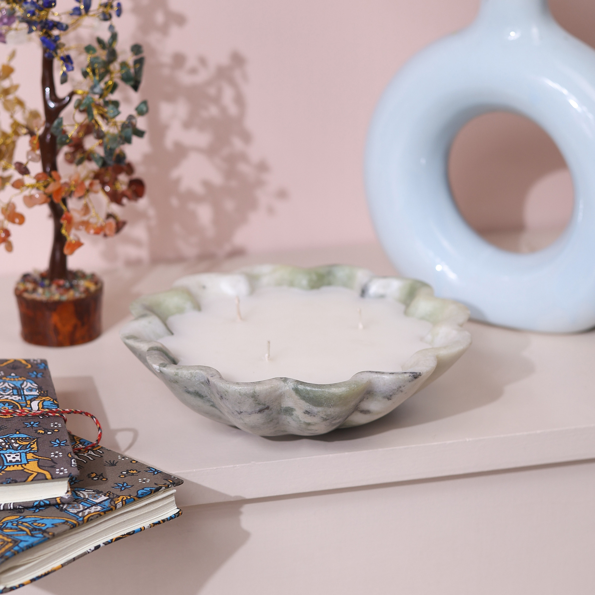 Flower Candle Bowl