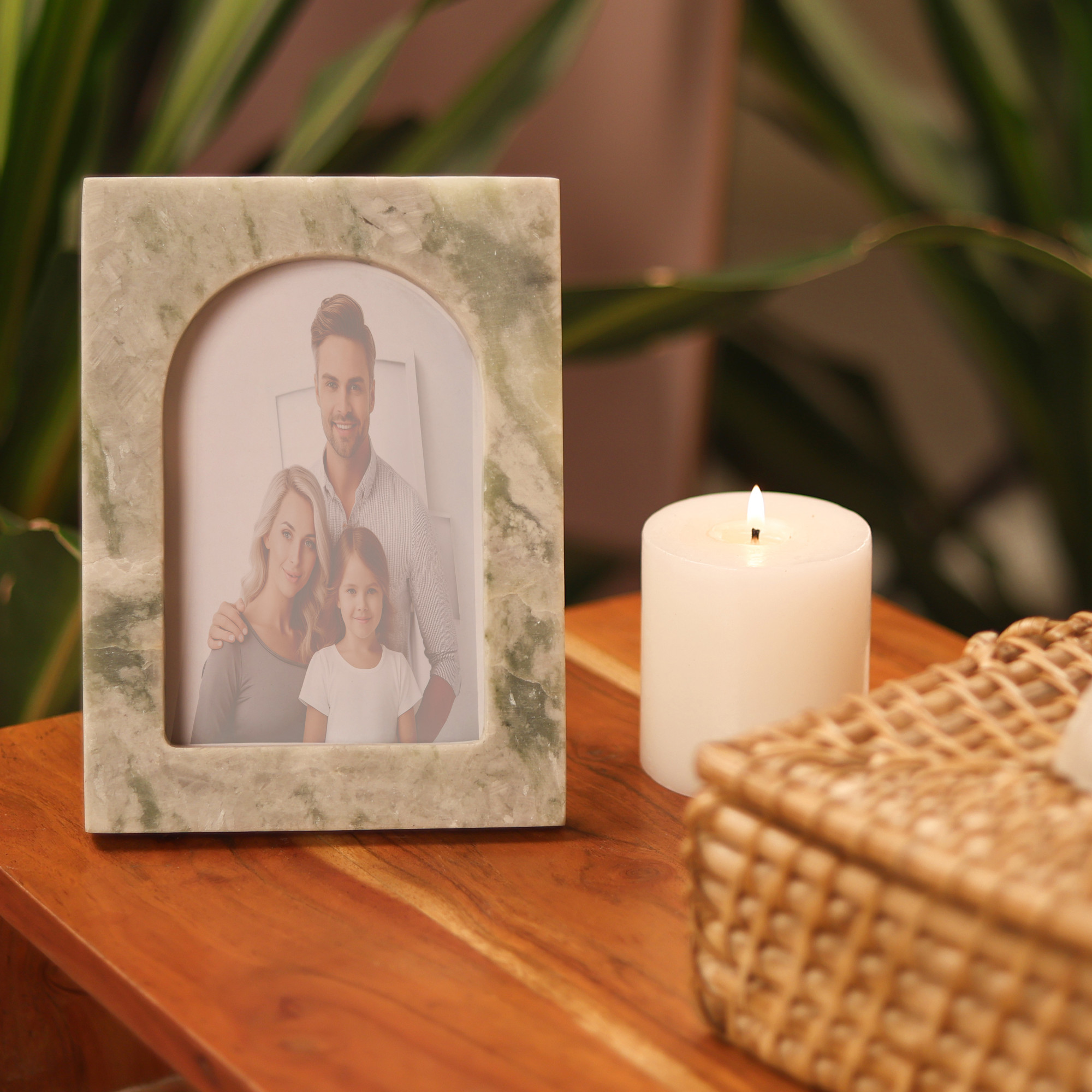 Mint Marble Photo Frame