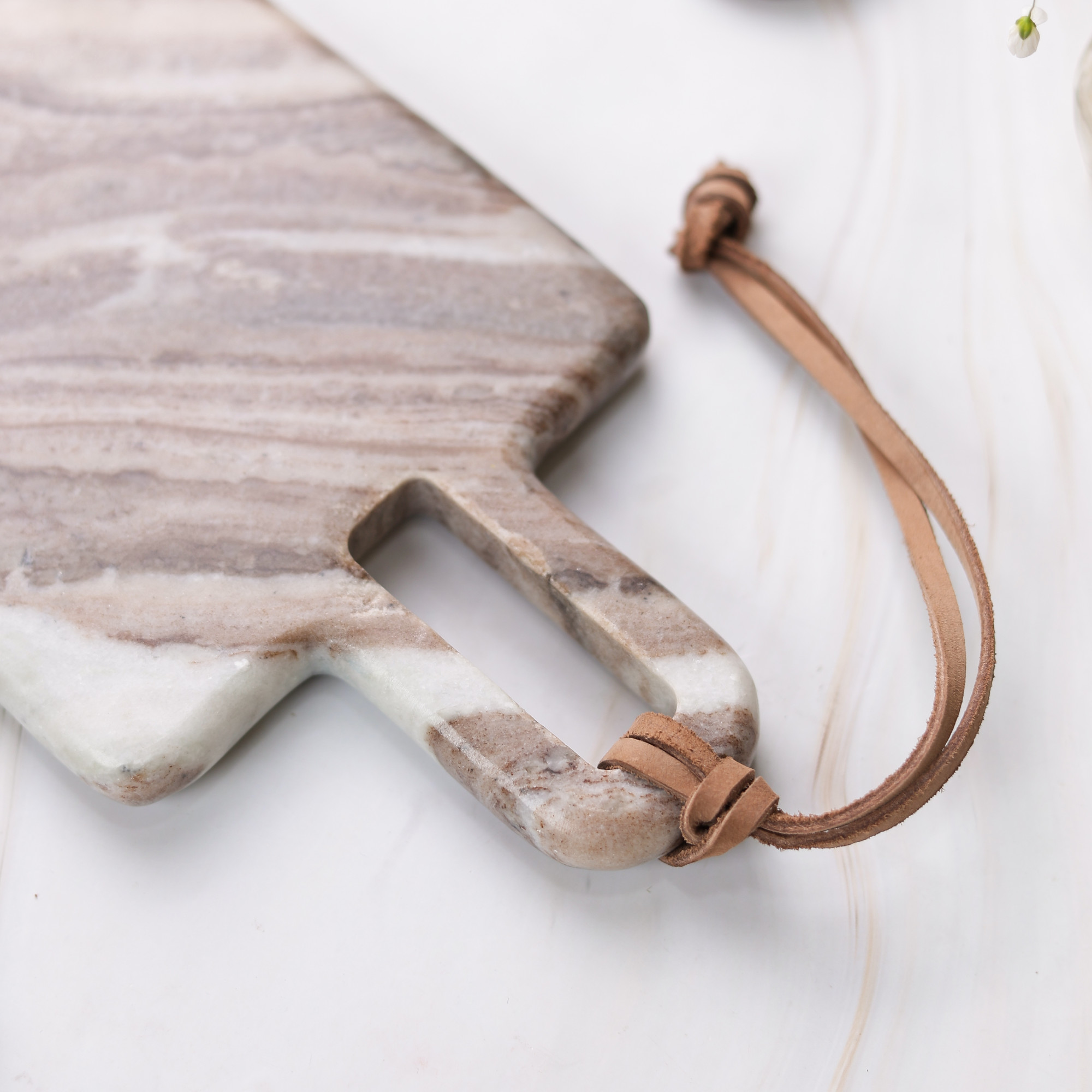 Chocolate Beige Marble Rectangular Chopping board