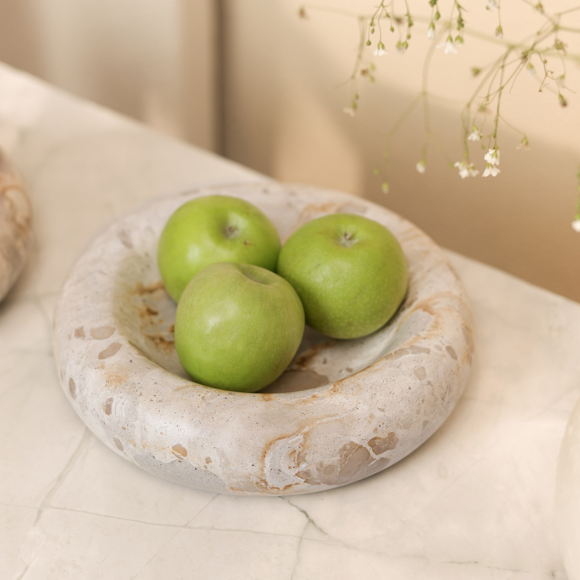 Marble Serving Bowl
