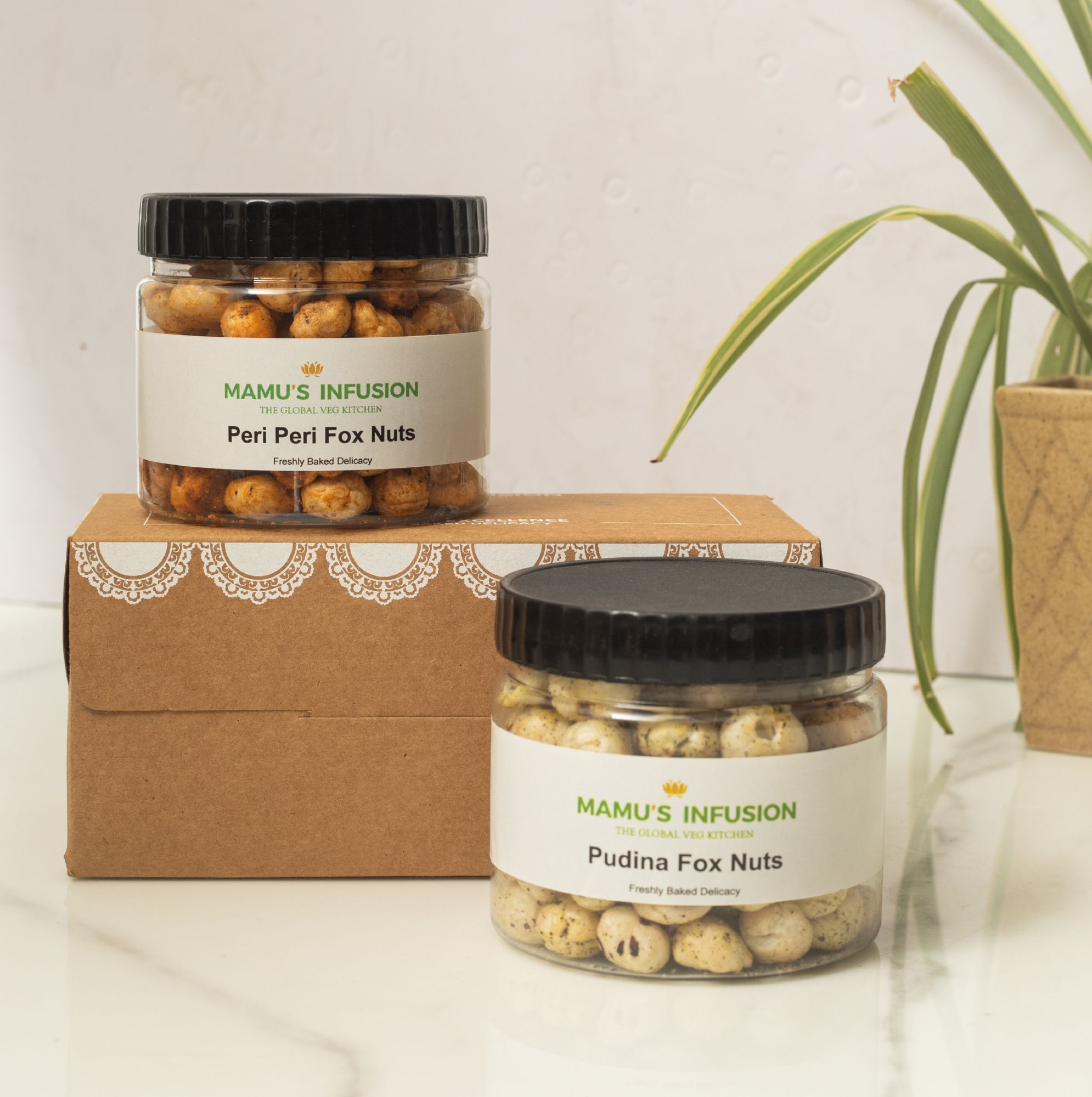 Gourmet Fox Nuts Hamper Pack of 2 120 gm