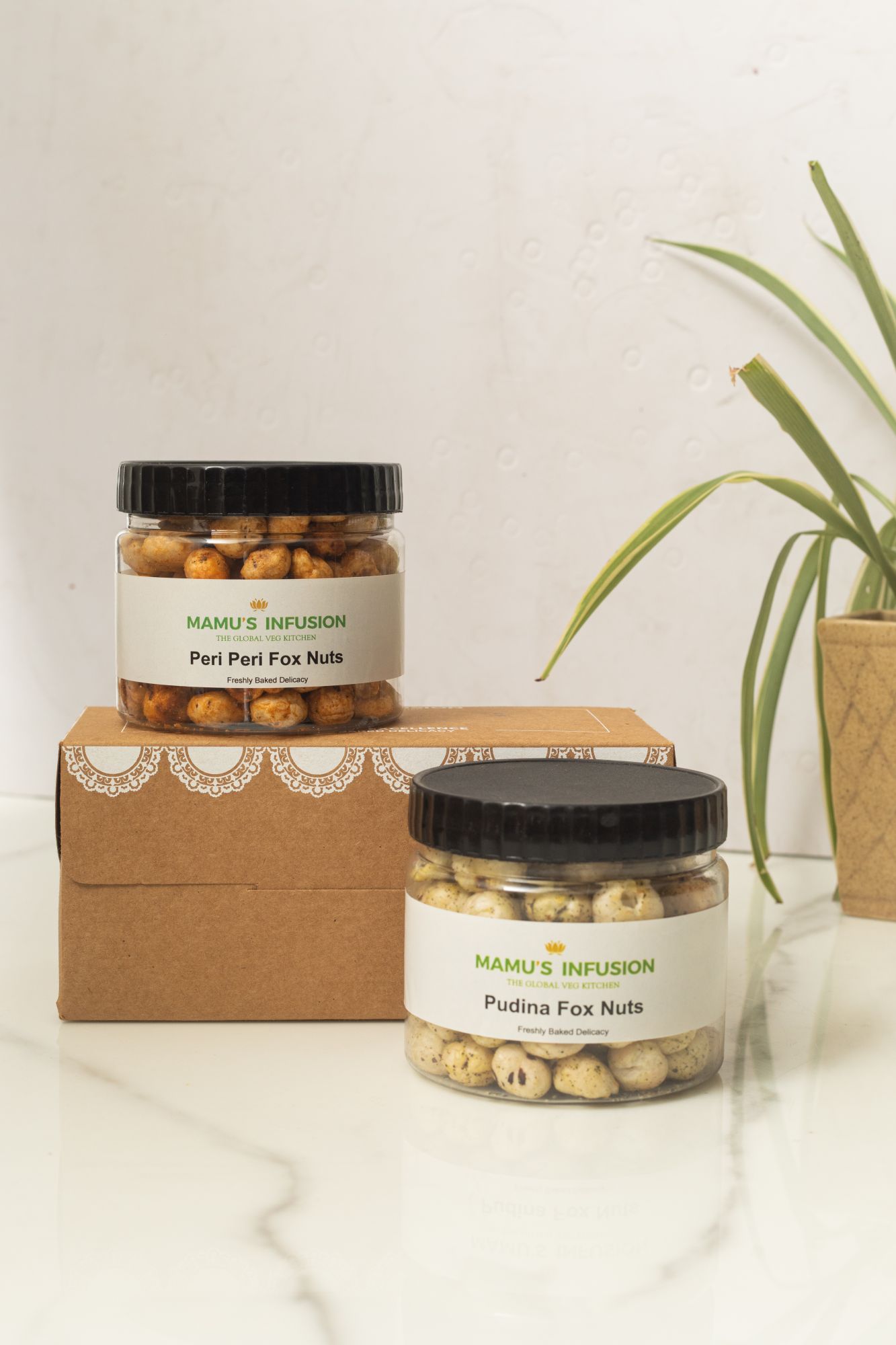 Gourmet Fox Nuts Hamper Pack of 2 120 gm