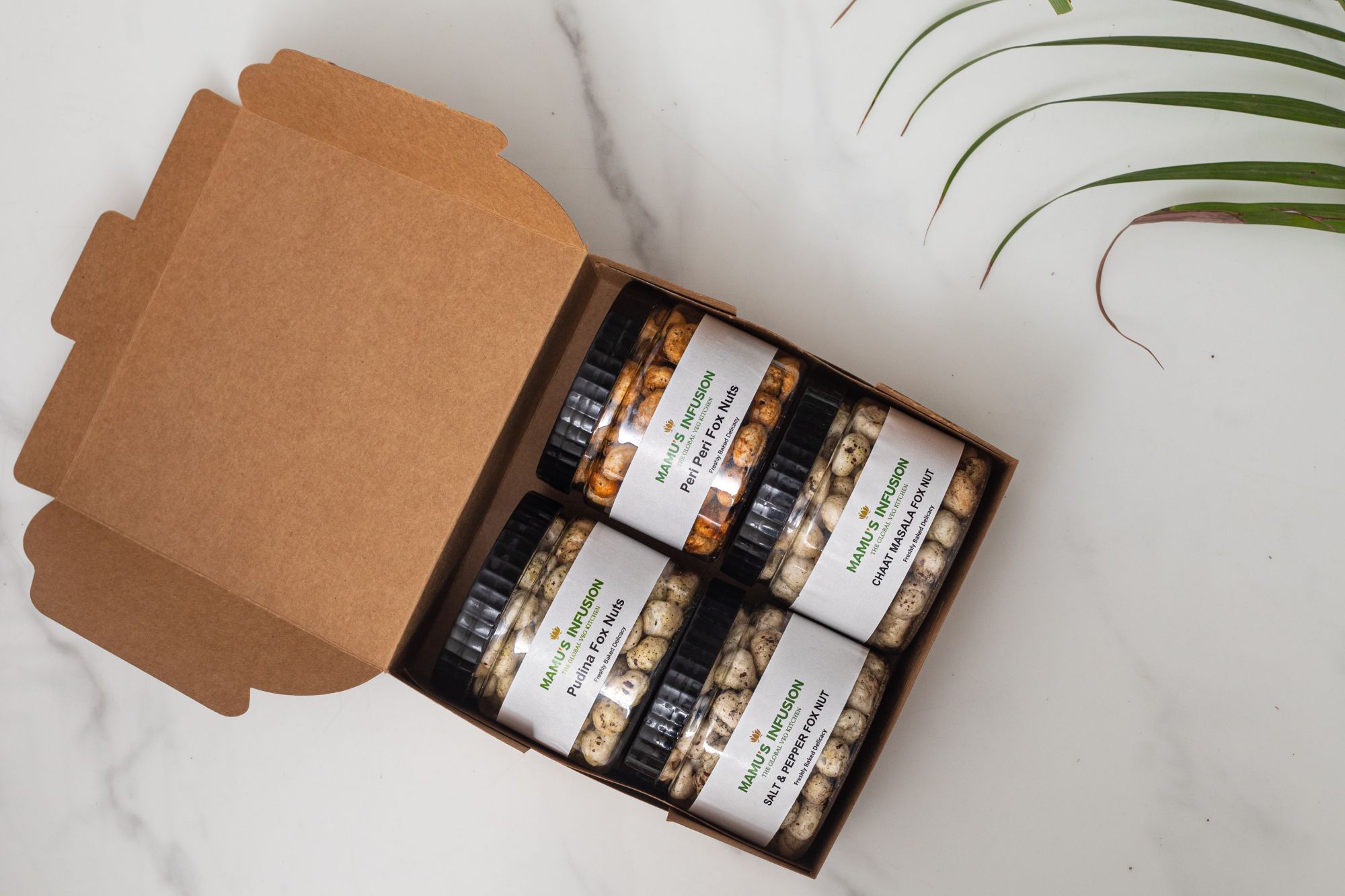 Handmade Fox Nut Hamper Pack of 4 240 gm