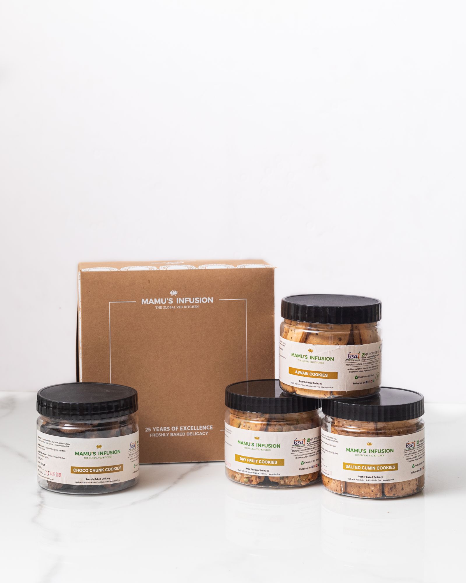 Classic Cookies Hamper Pack of 4 1 kg