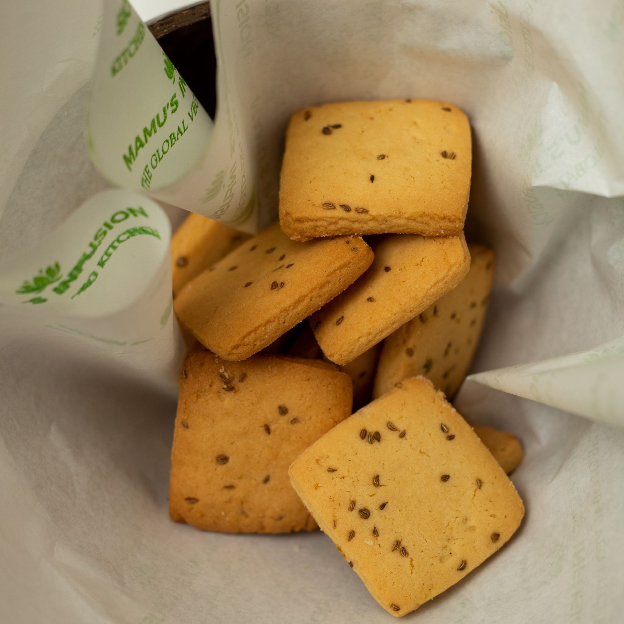 Mamus Infusion Ajwain Cookies 250g Healthy Tasty Baked Preservatives Free Artificial Color Free MSG Free Trans Fat Free