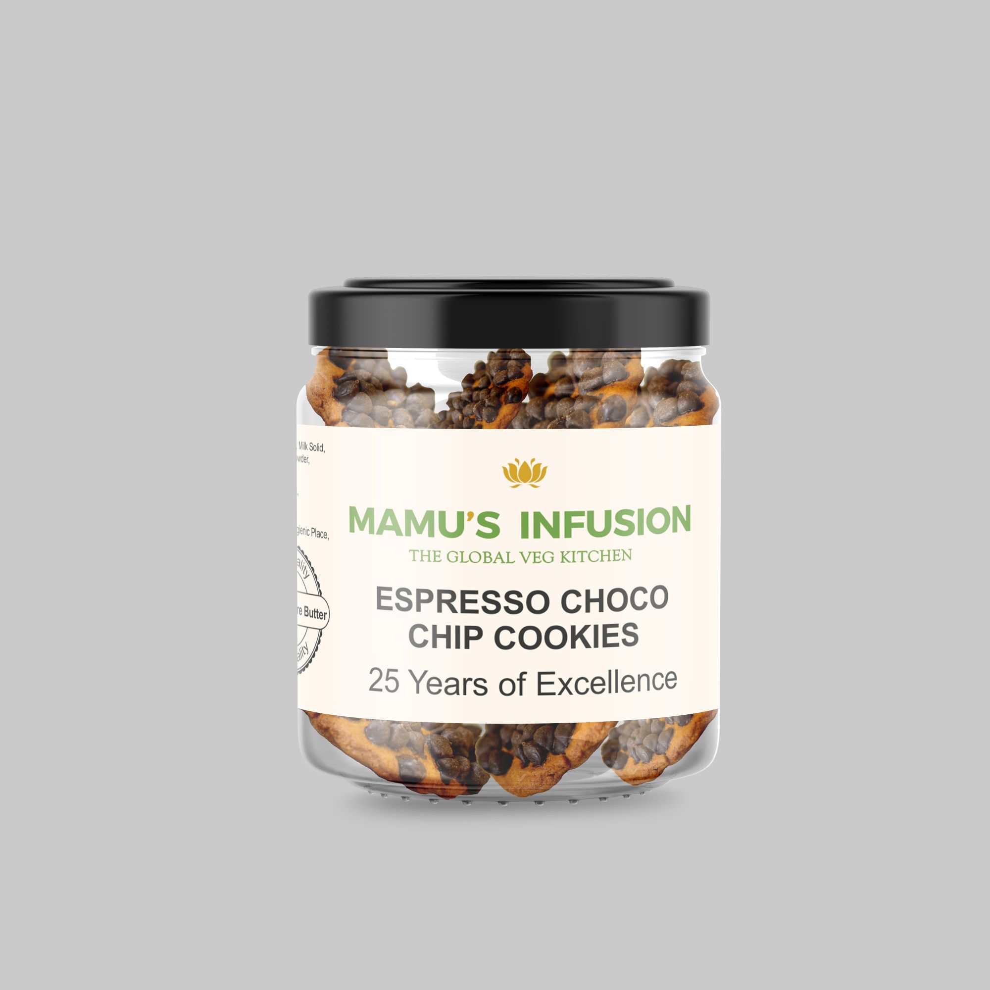 Mamus Infusion Espresso Choco Chip Cookies 250g Healthy Tasty Baked Preservatives Free Artificial Color Free MSG Free Trans Fat Free