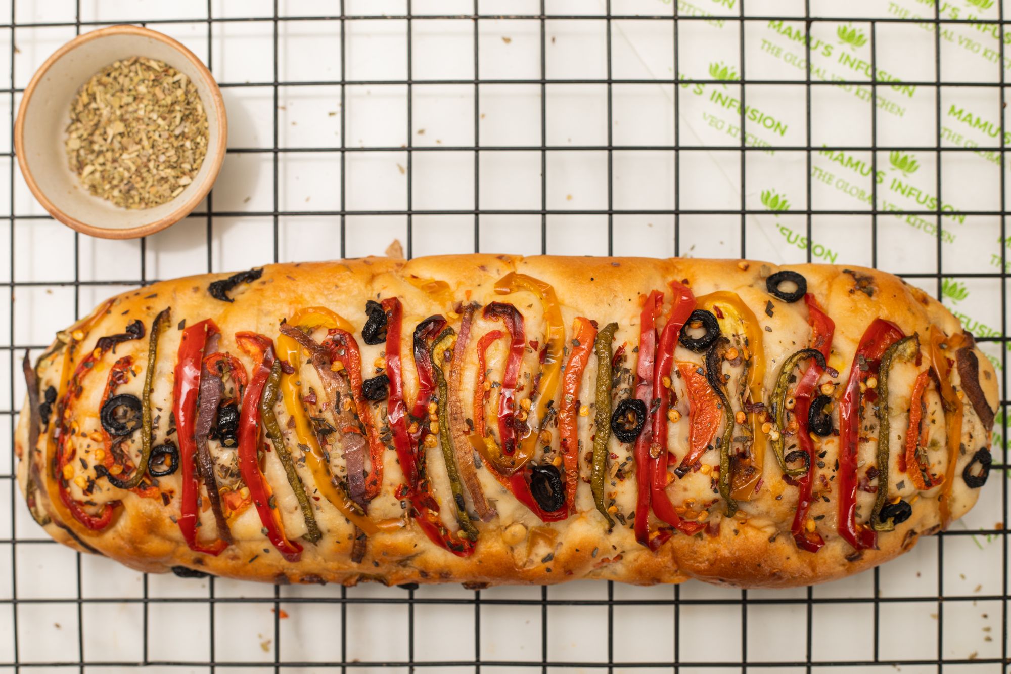 Focaccia Bread Loaf 1 Pc 250 gm