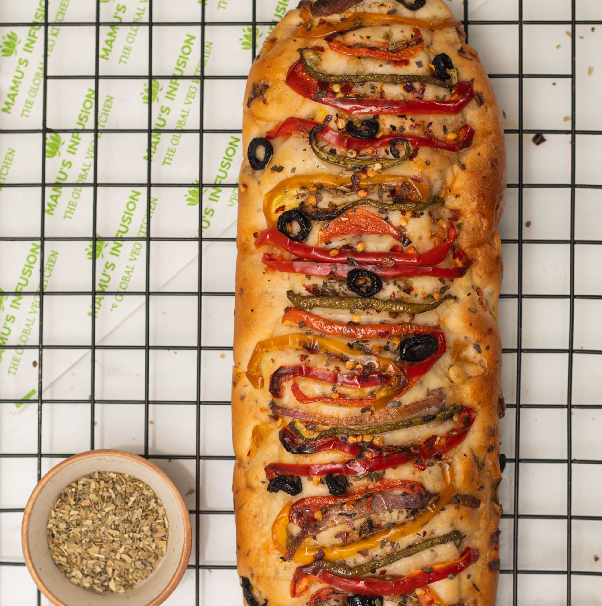 Focaccia Bread Loaf 1 Pc 250 gm