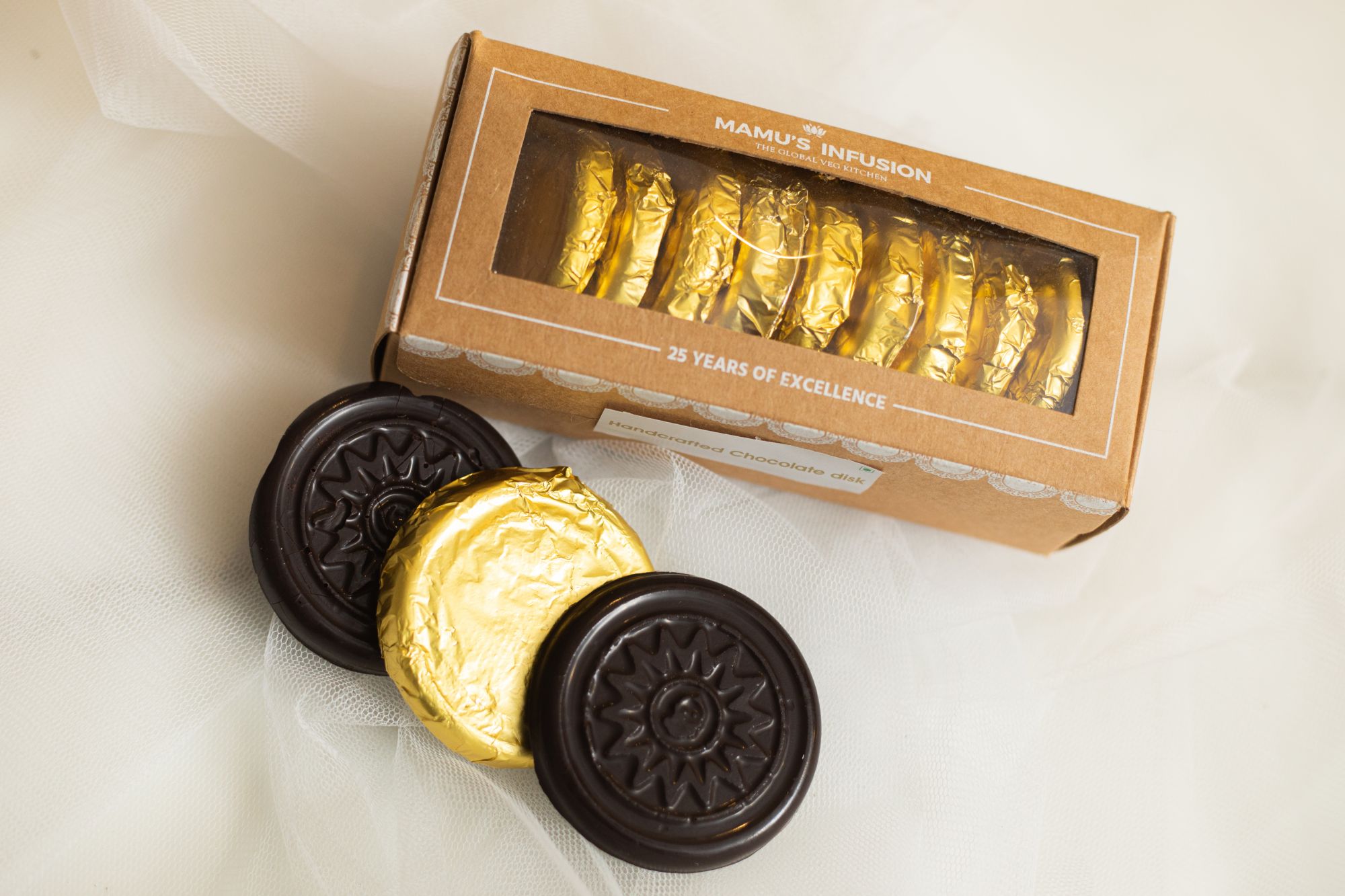 Mamus Infusion Handcrafted Choco Disk 250g Handcarfted Healthy Tasty Baked Artificial Color Free MSG Free Trans Fat Free