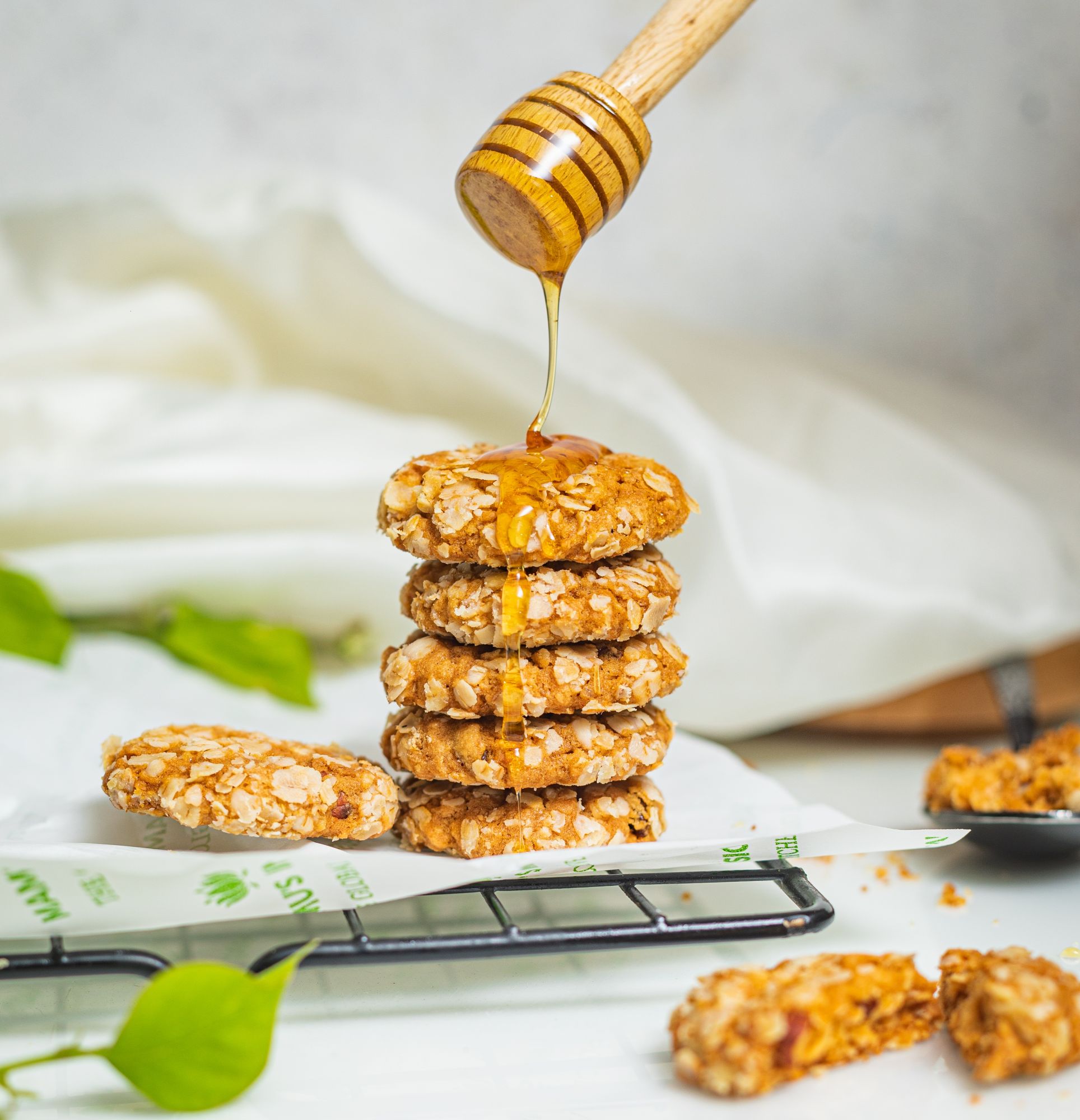 Mamus Infusion Honey Oats Cookies 250g Healthy Tasty Baked Preservatives Free Artificial Color Free MSG Free Trans Fat Free