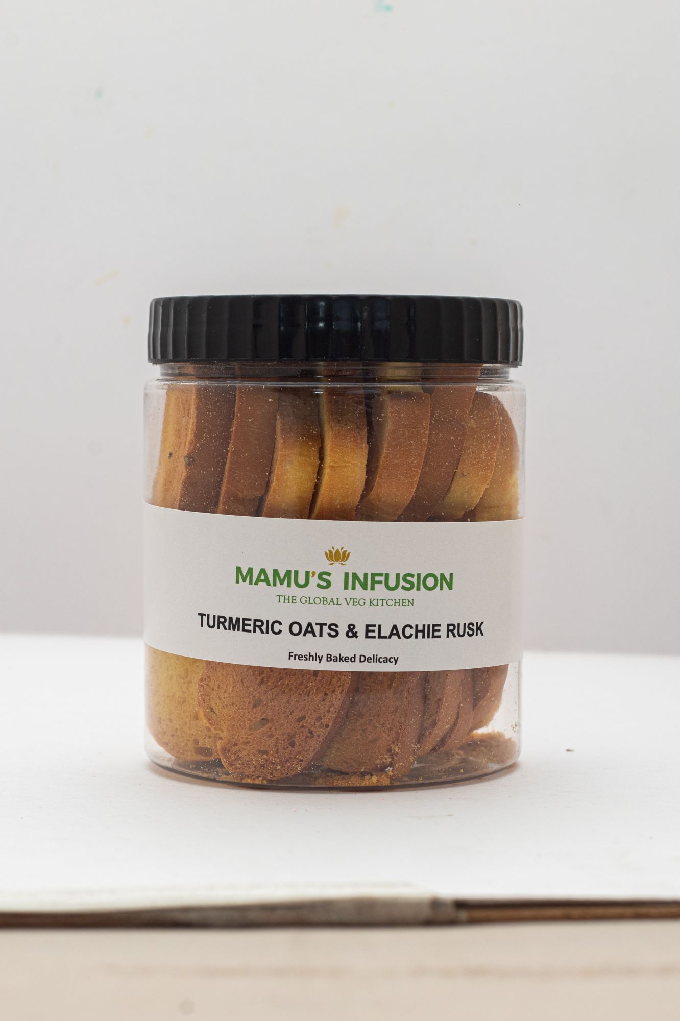 Turmeric Oats and Elachie Rusk 150 gm