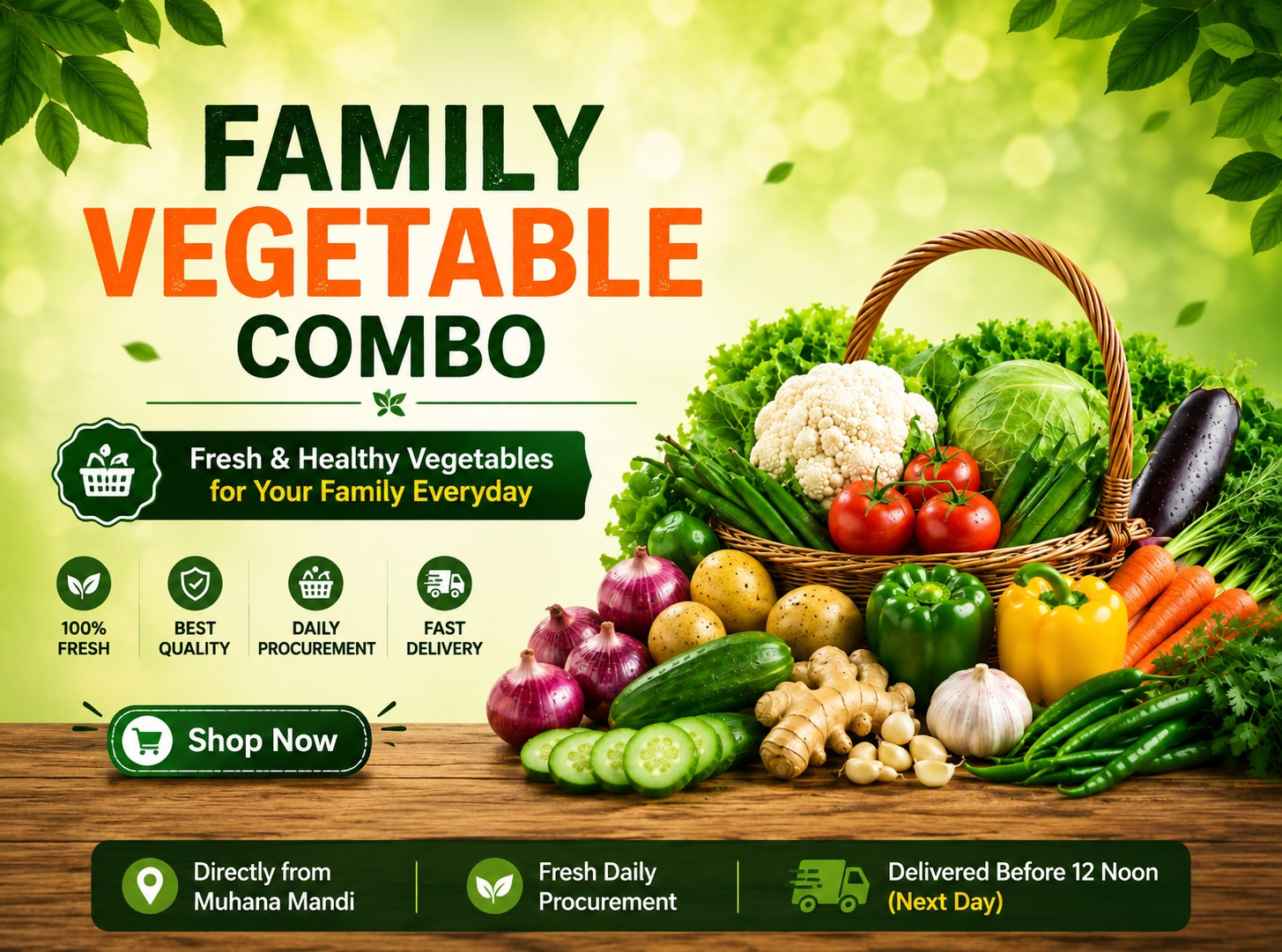 Family Vegetable Combo