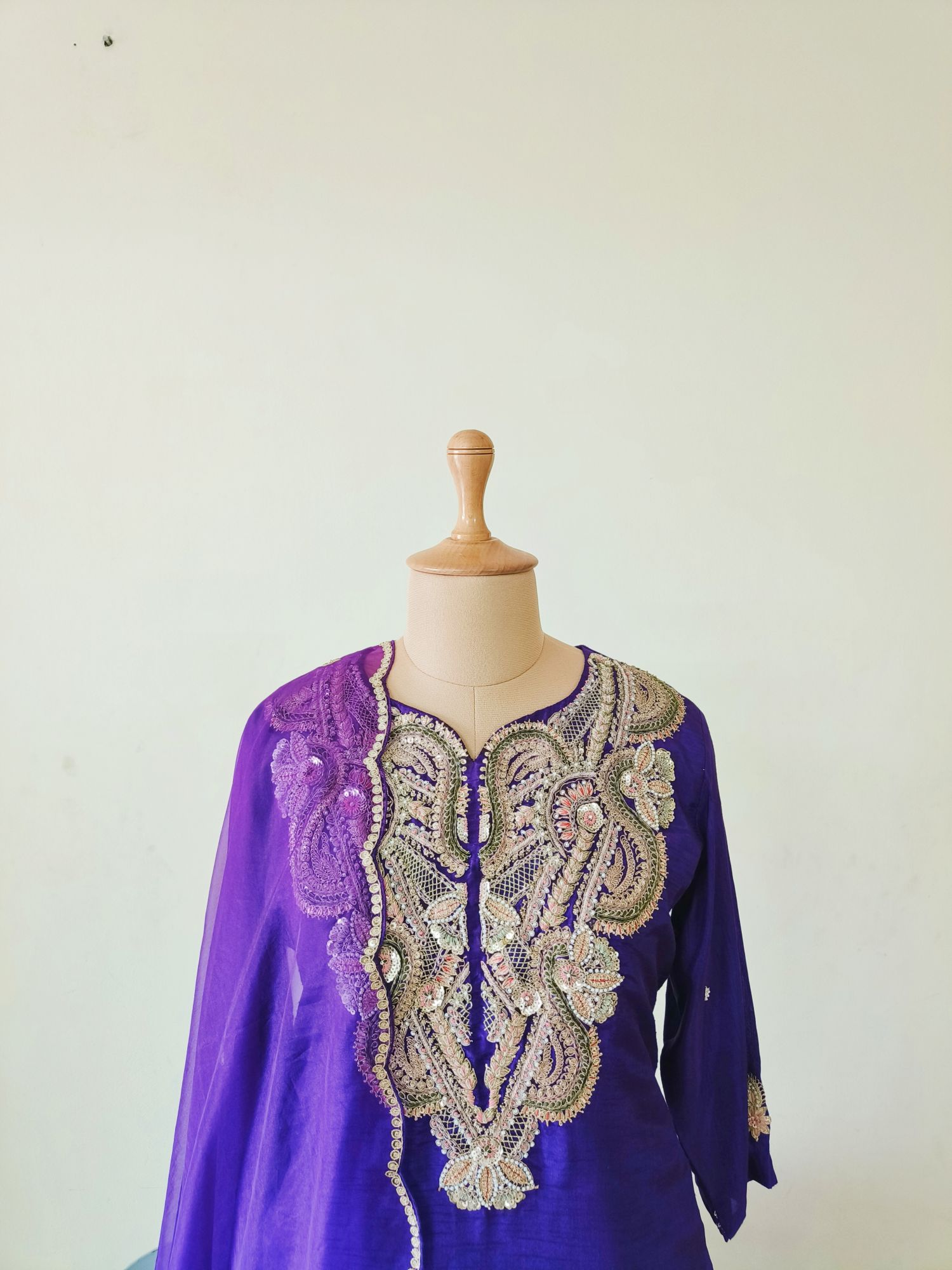PURPLE MARODI SUIT SET