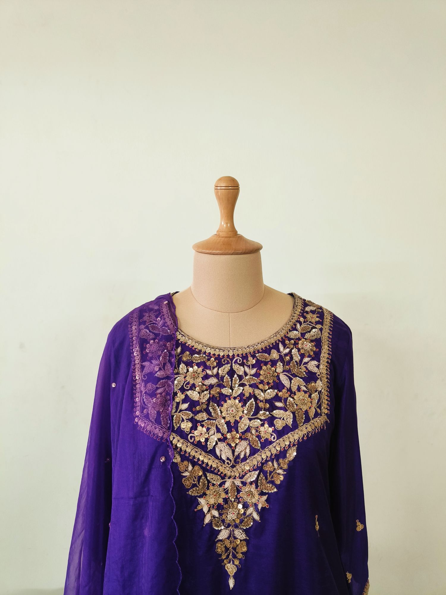 PURPLE DABKA SUIT SET