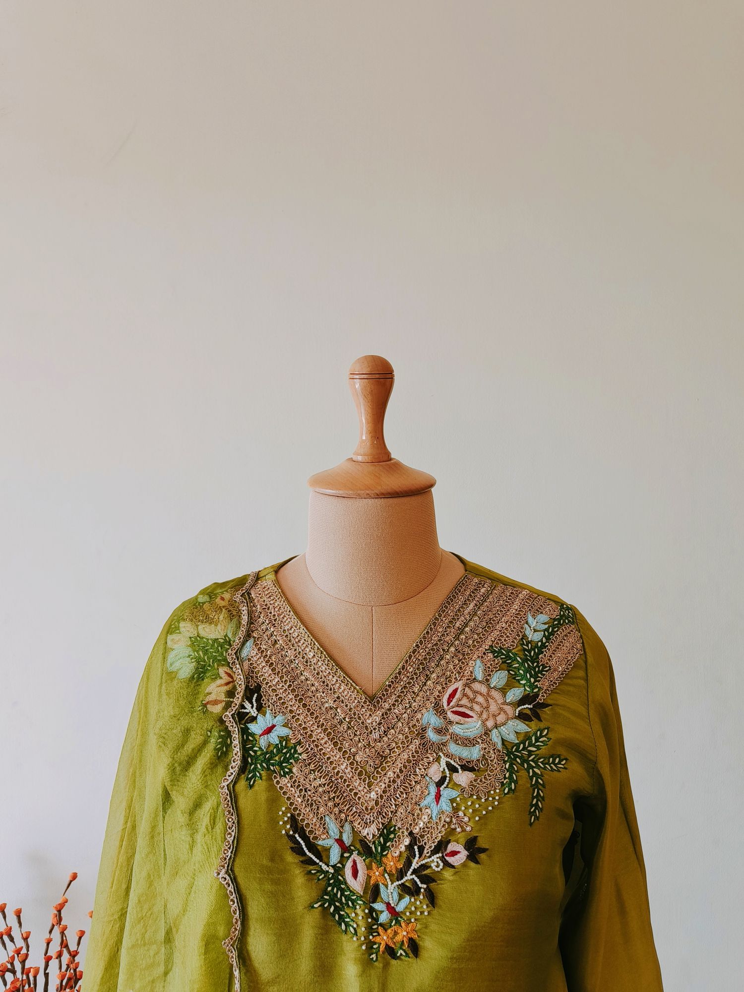 MEHENDI GREEN SUIT SET