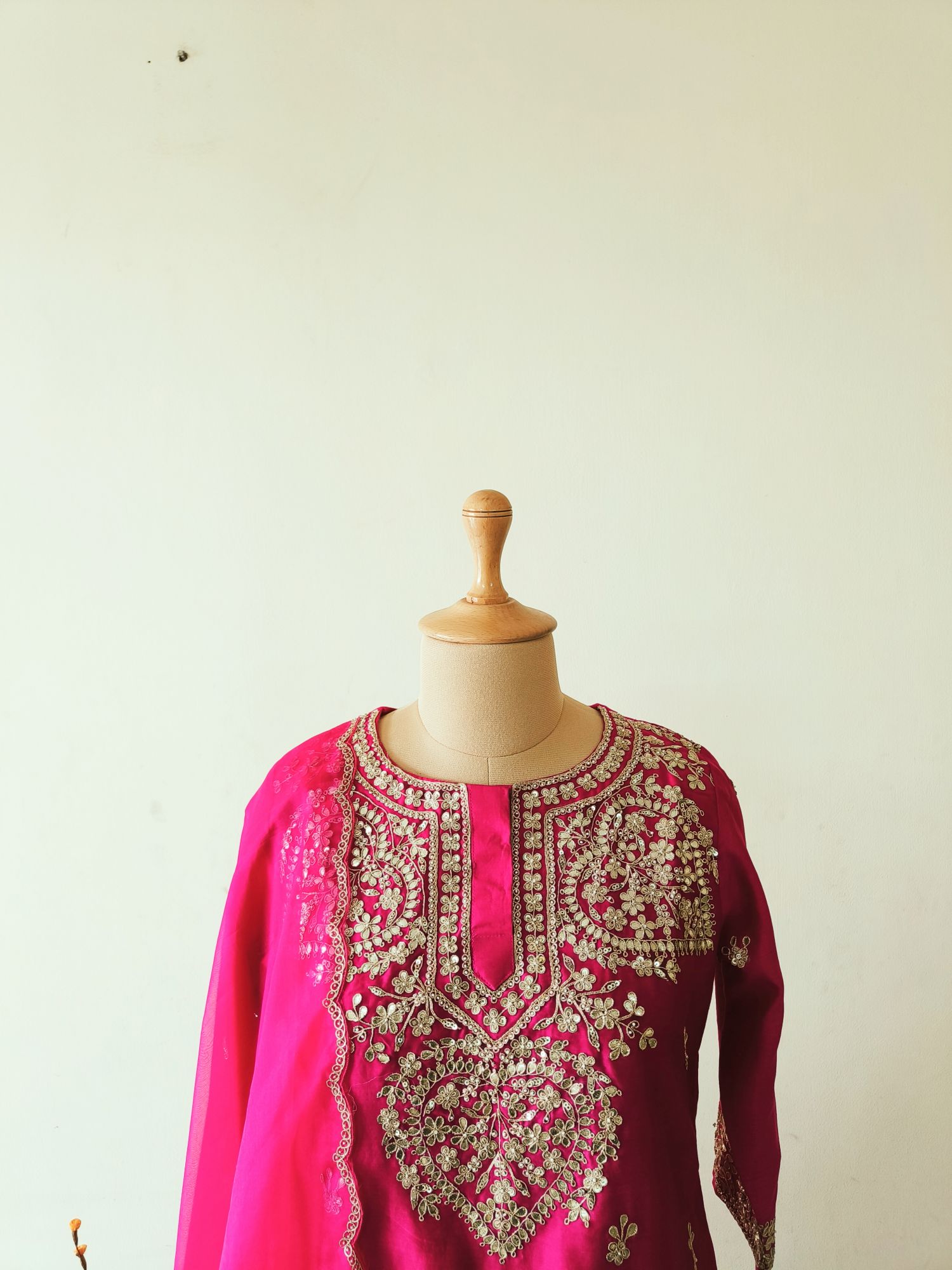 PINK MARODI AND GOTA SUIT SET