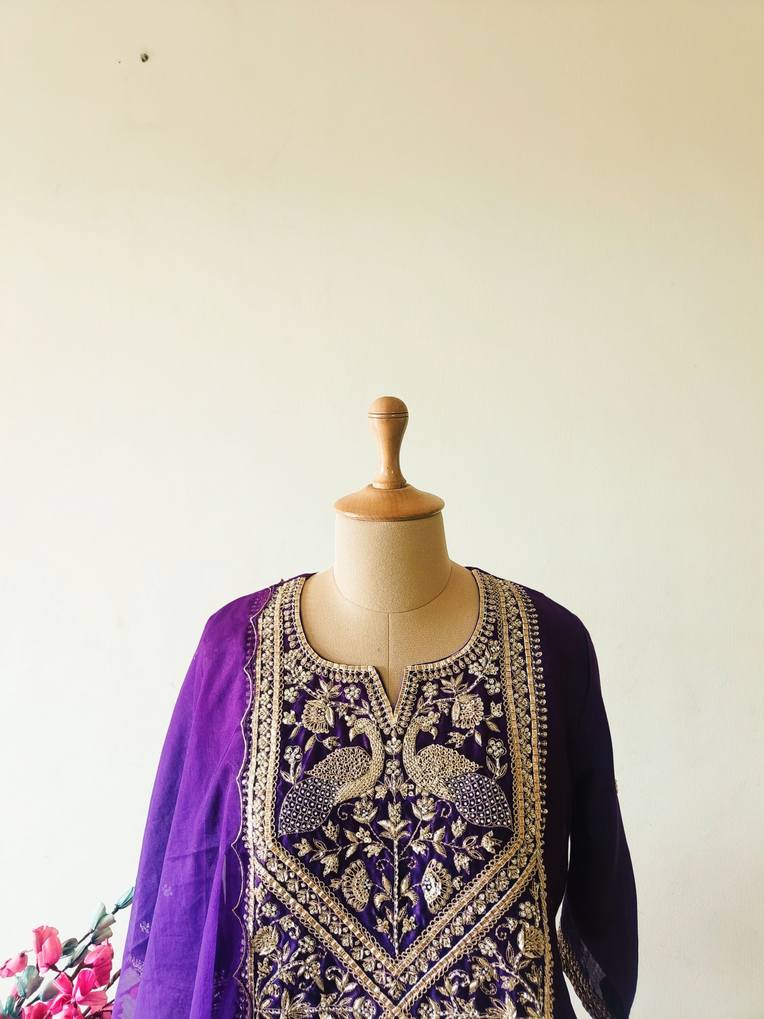 PURPLE MARODI SUIT SET