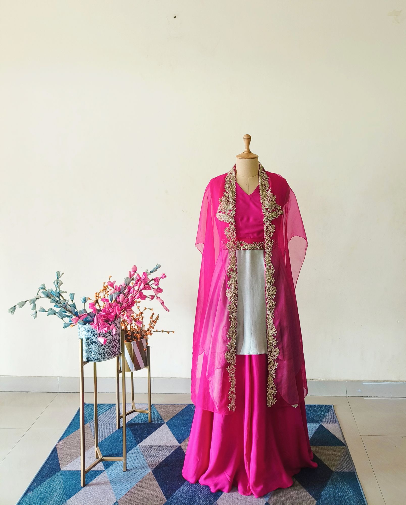 RANI PINK SHARARA SET