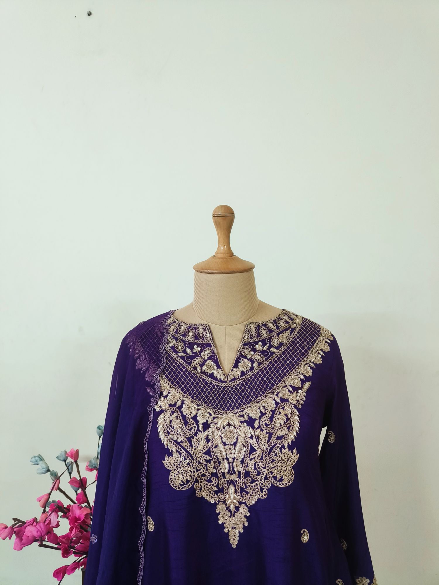 PURPLE MARODI SUIT SET