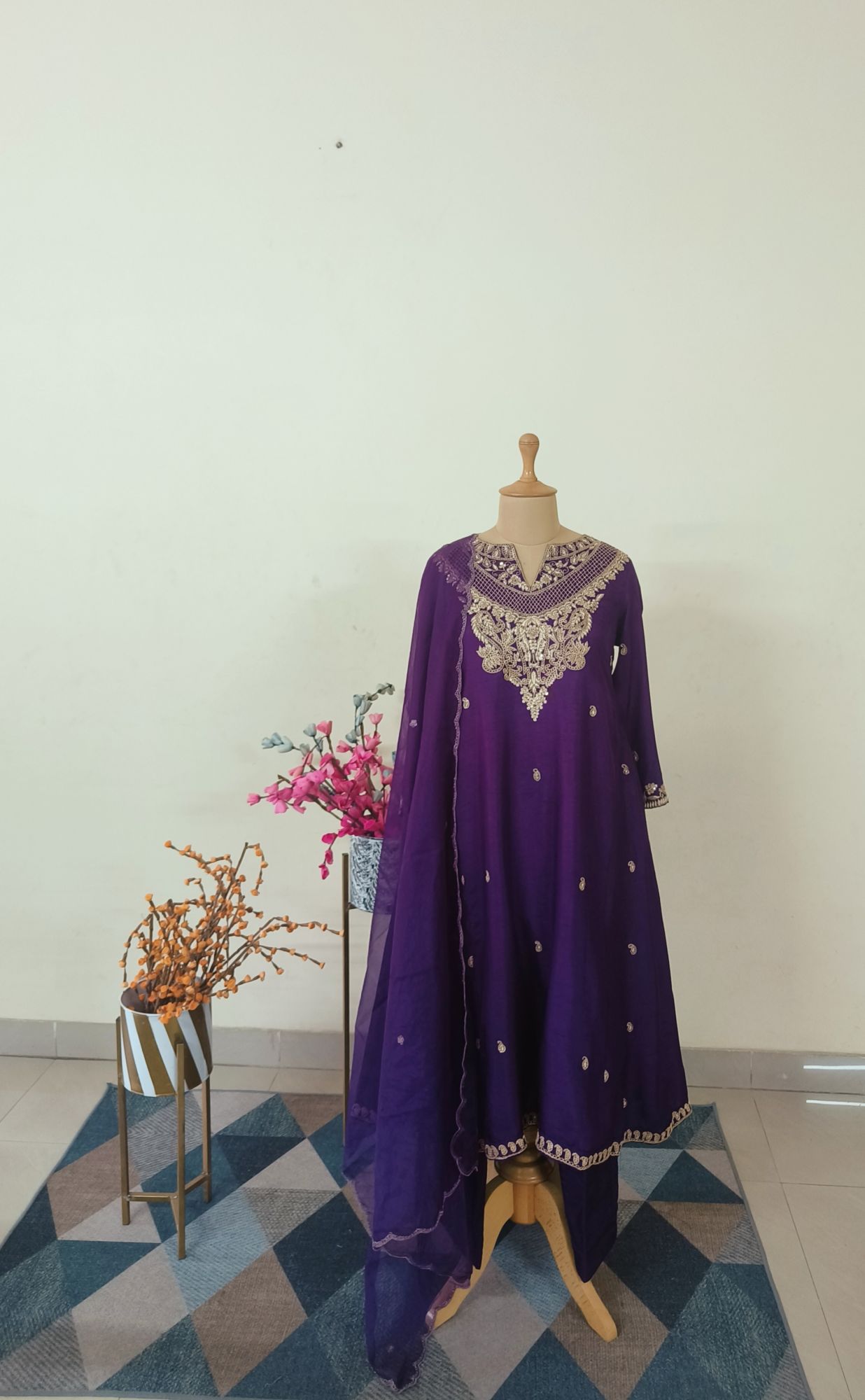 PURPLE MARODI SUIT SET