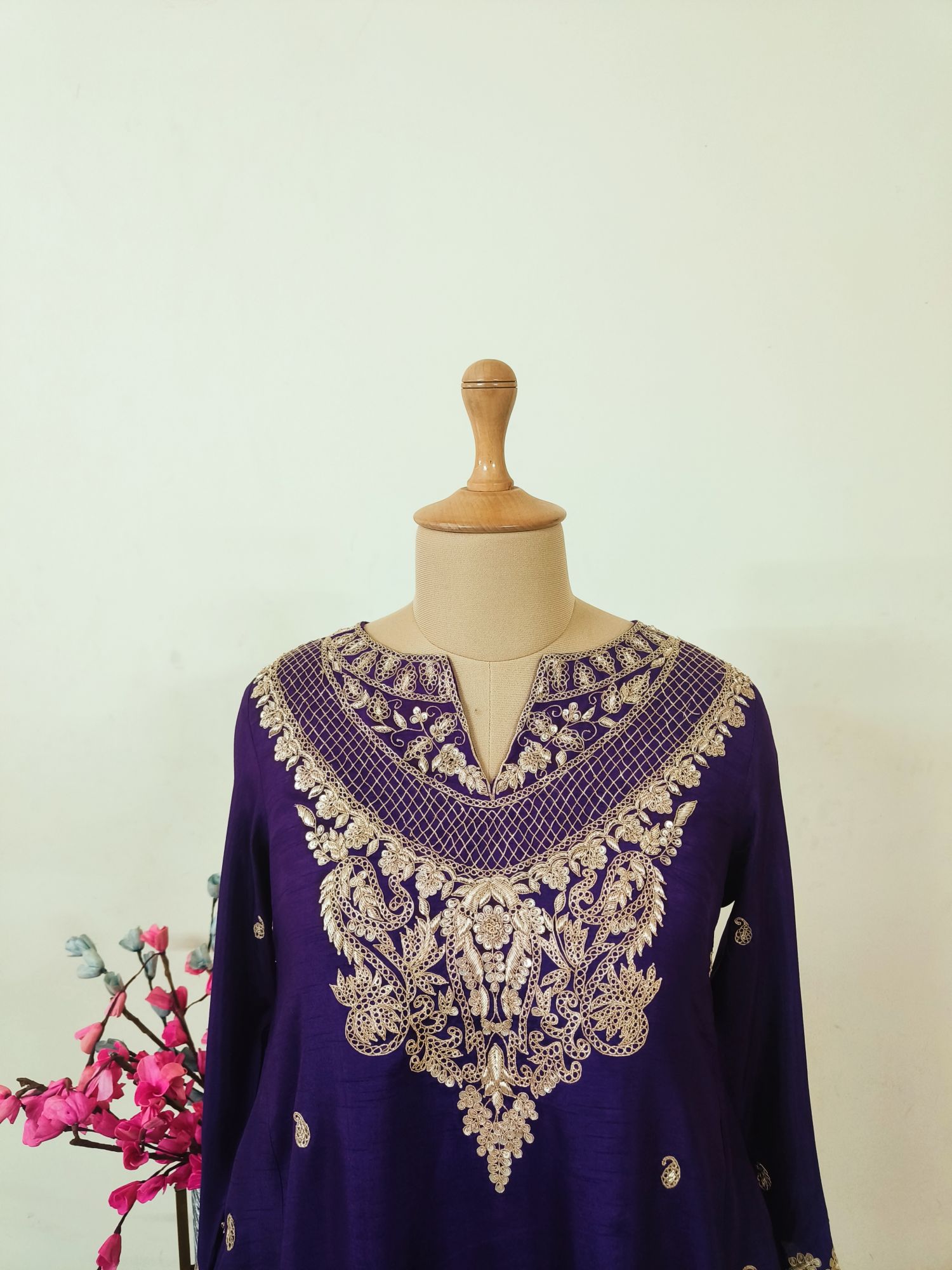 PURPLE MARODI SUIT SET