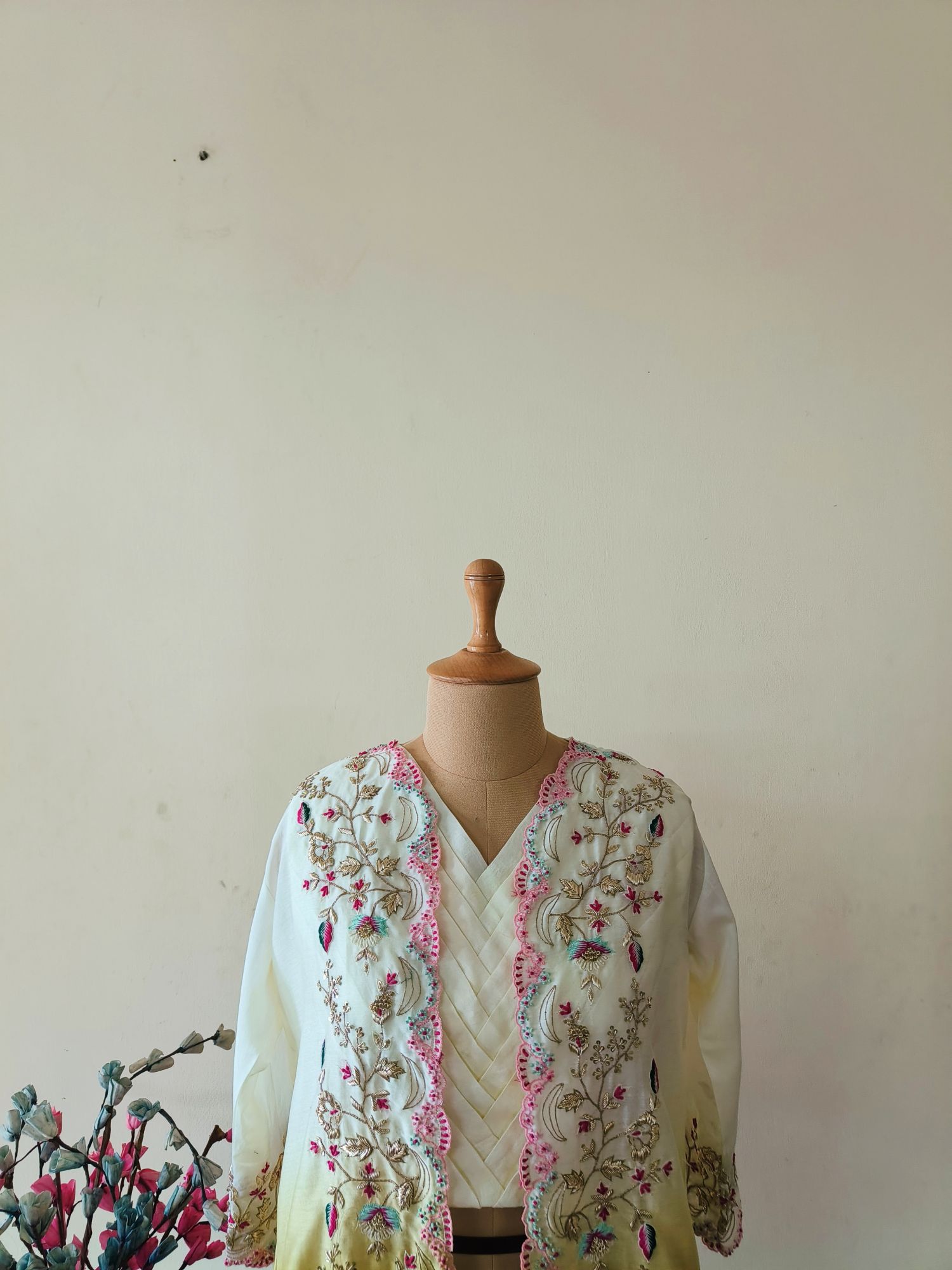 MEHENDI GREEN SHARARA SET