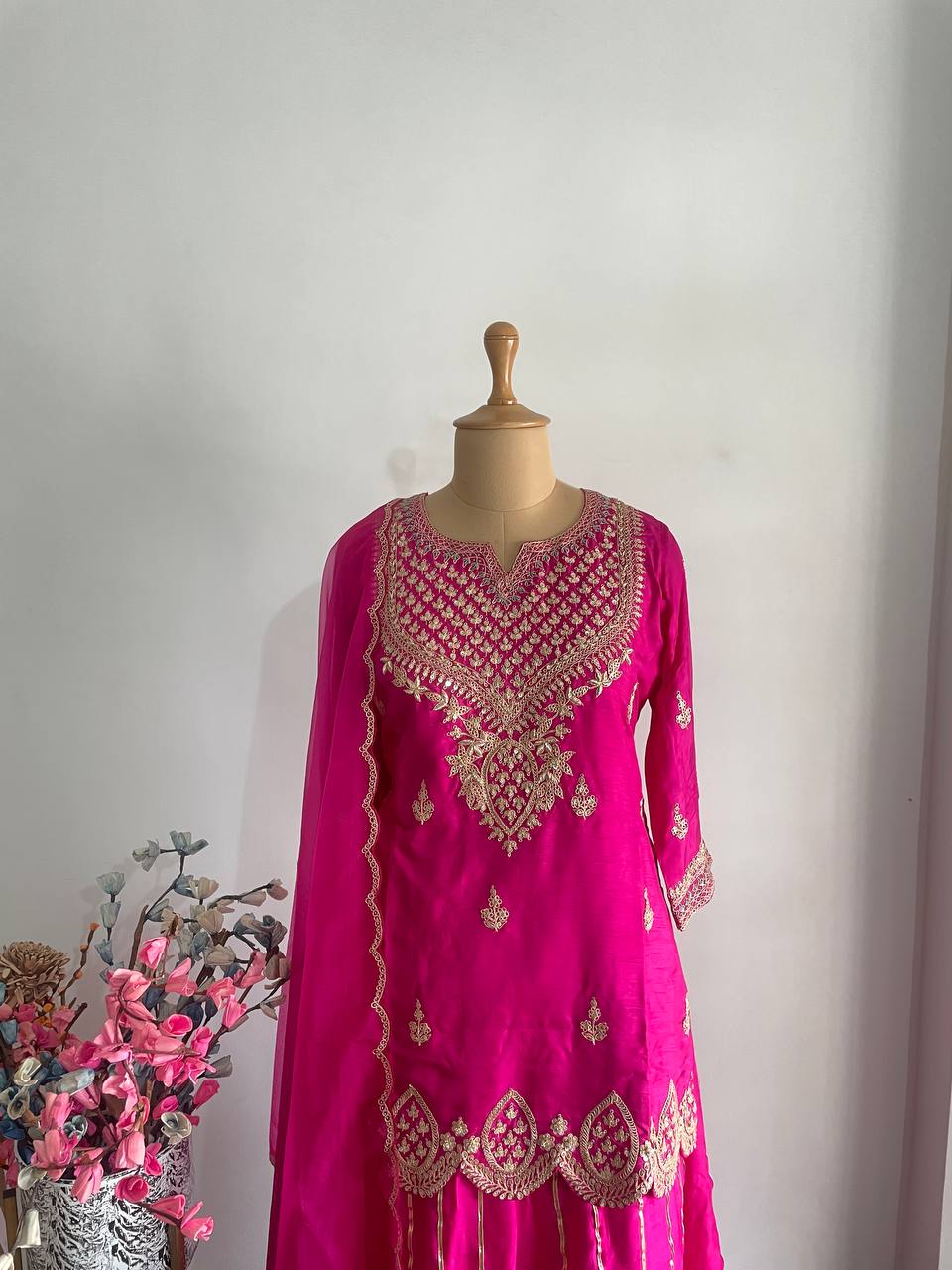 RANI WITH MARODI SHARARA SET