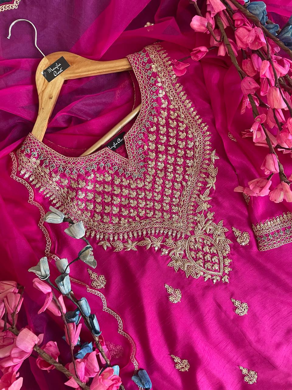 RANI WITH MARODI SHARARA SET