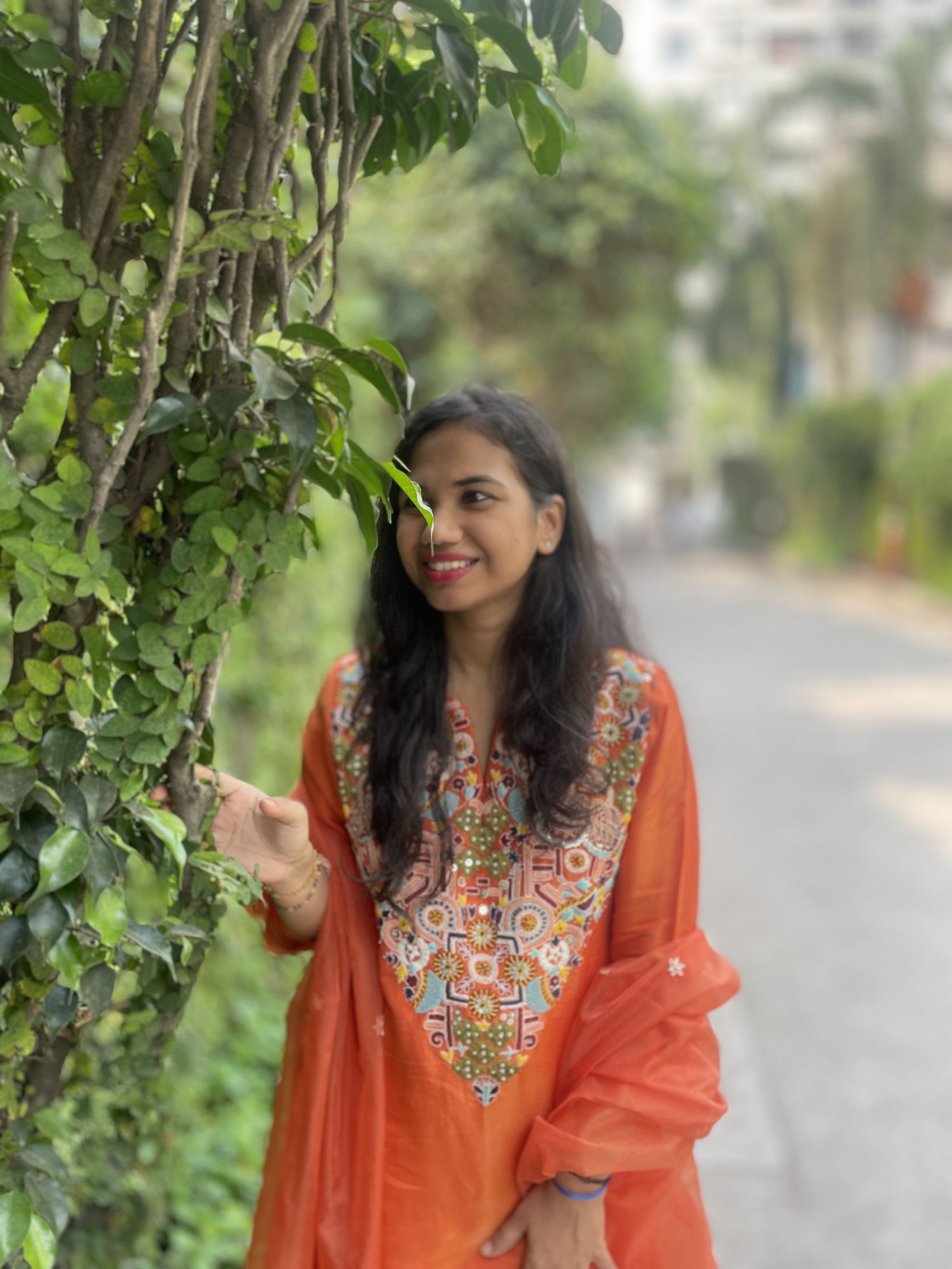 ORANGE THREAD WORK TISSUE SET