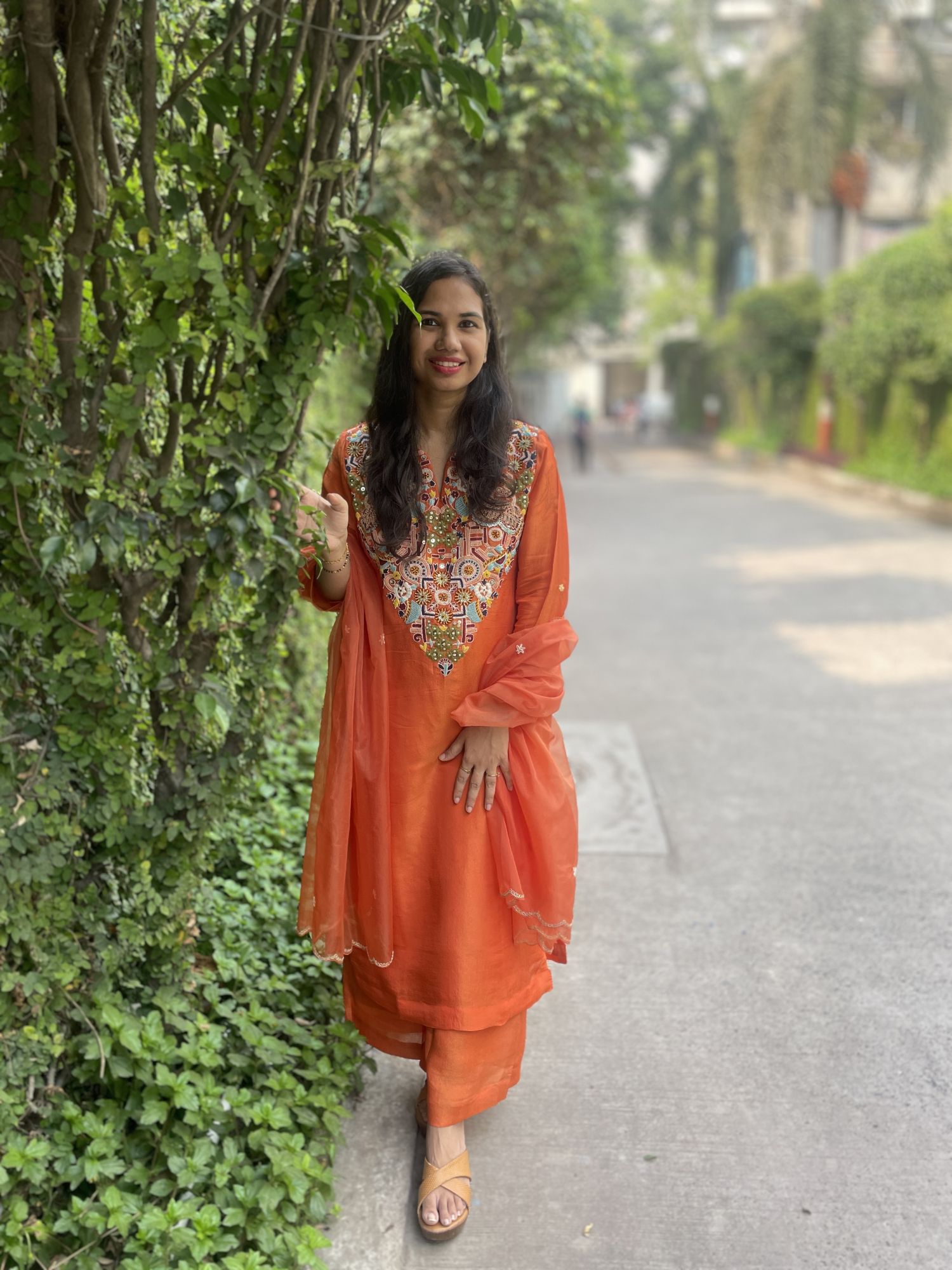 ORANGE THREAD WORK TISSUE SET