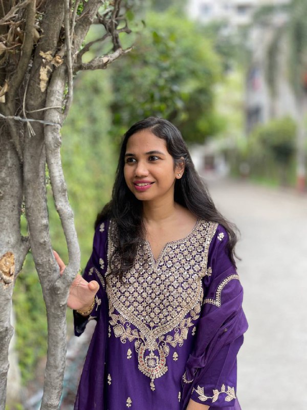 PURPLE MARODI WORK SHARARA SET