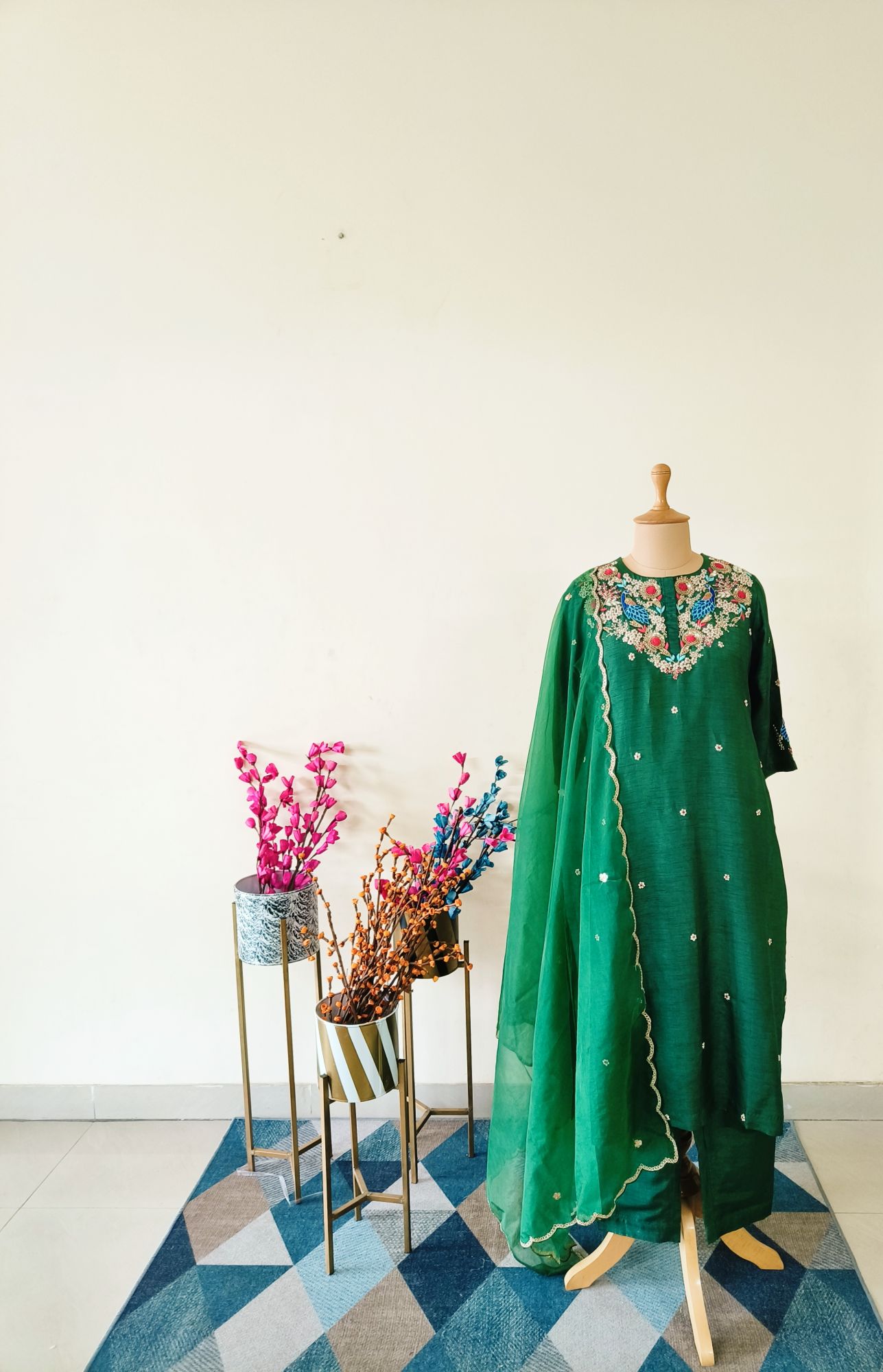 GREEN DABKA SUIT SET