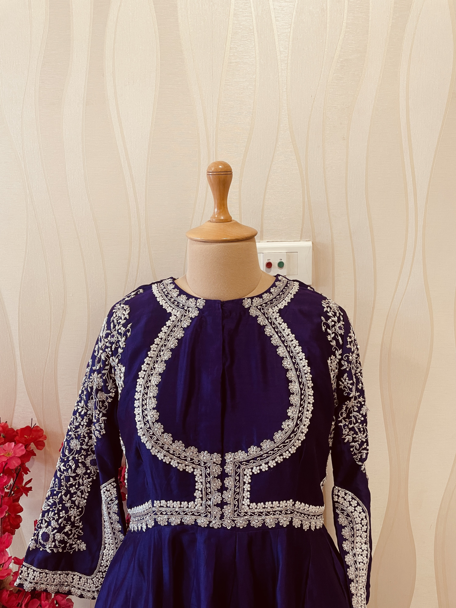 PURPLE PEPLUM SHARAR