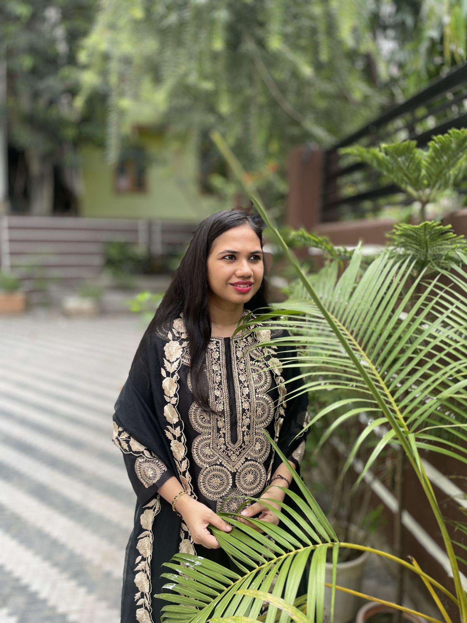 BLACK MARIODI SUIT SET