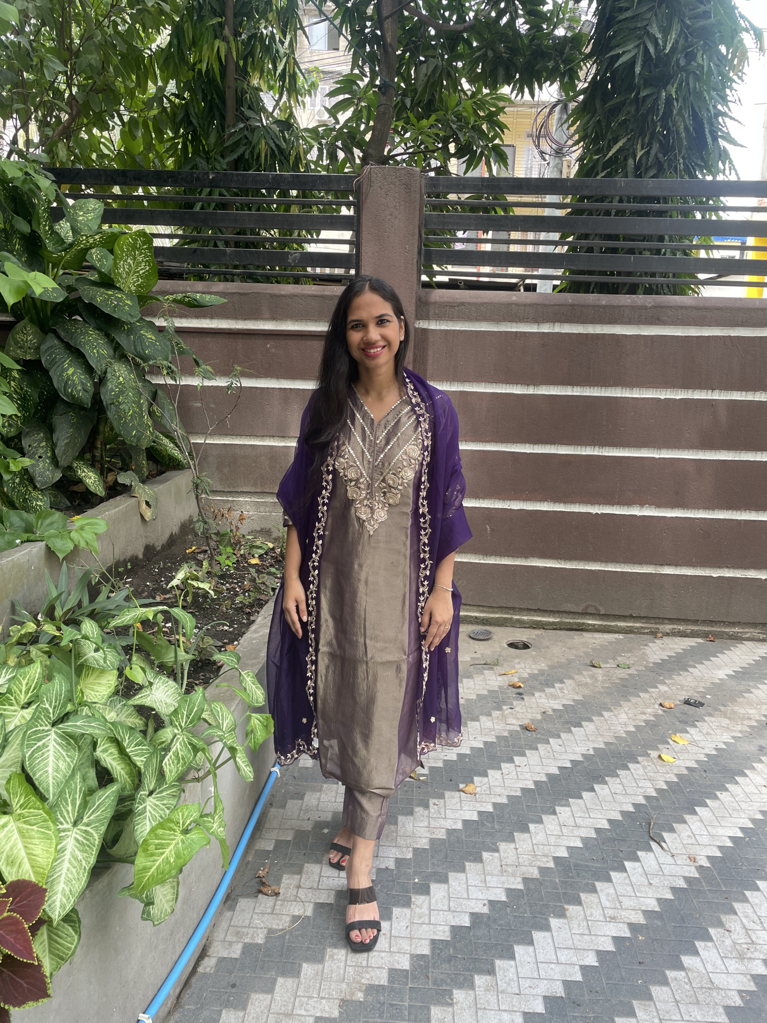 PURPLE CRUSH TISSUE SUIT ET