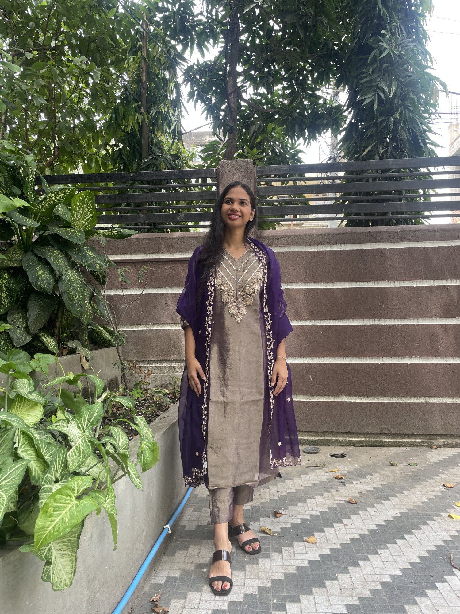 PURPLE CRUSH TISSUE SUIT ET