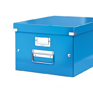 LEITZ 6044-36 CLICK & STORE MEDIUM A4 STORAGE BOX - WOW-BLUE ...