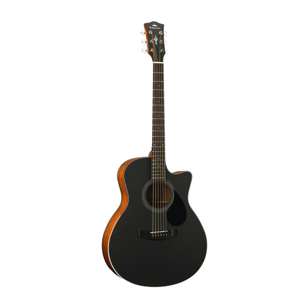 Image of Kepma EAC Acoustic Guitar - Black Matt