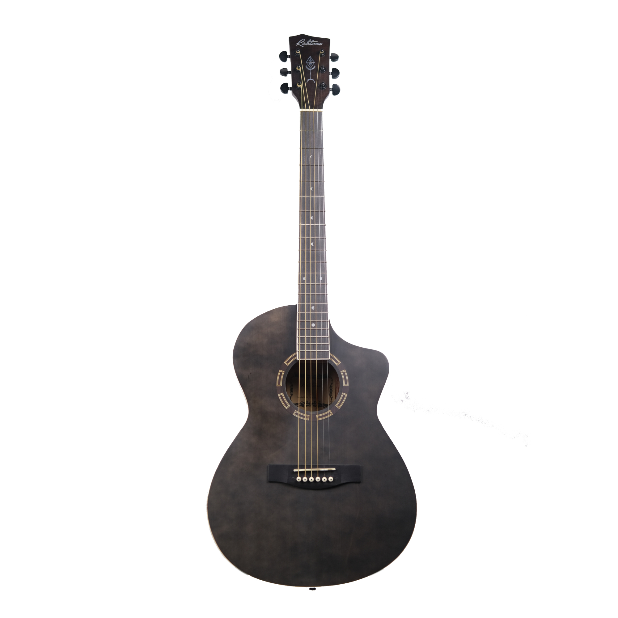 Richtone B239C Black Matt JF style cutaway Acoustic guitar