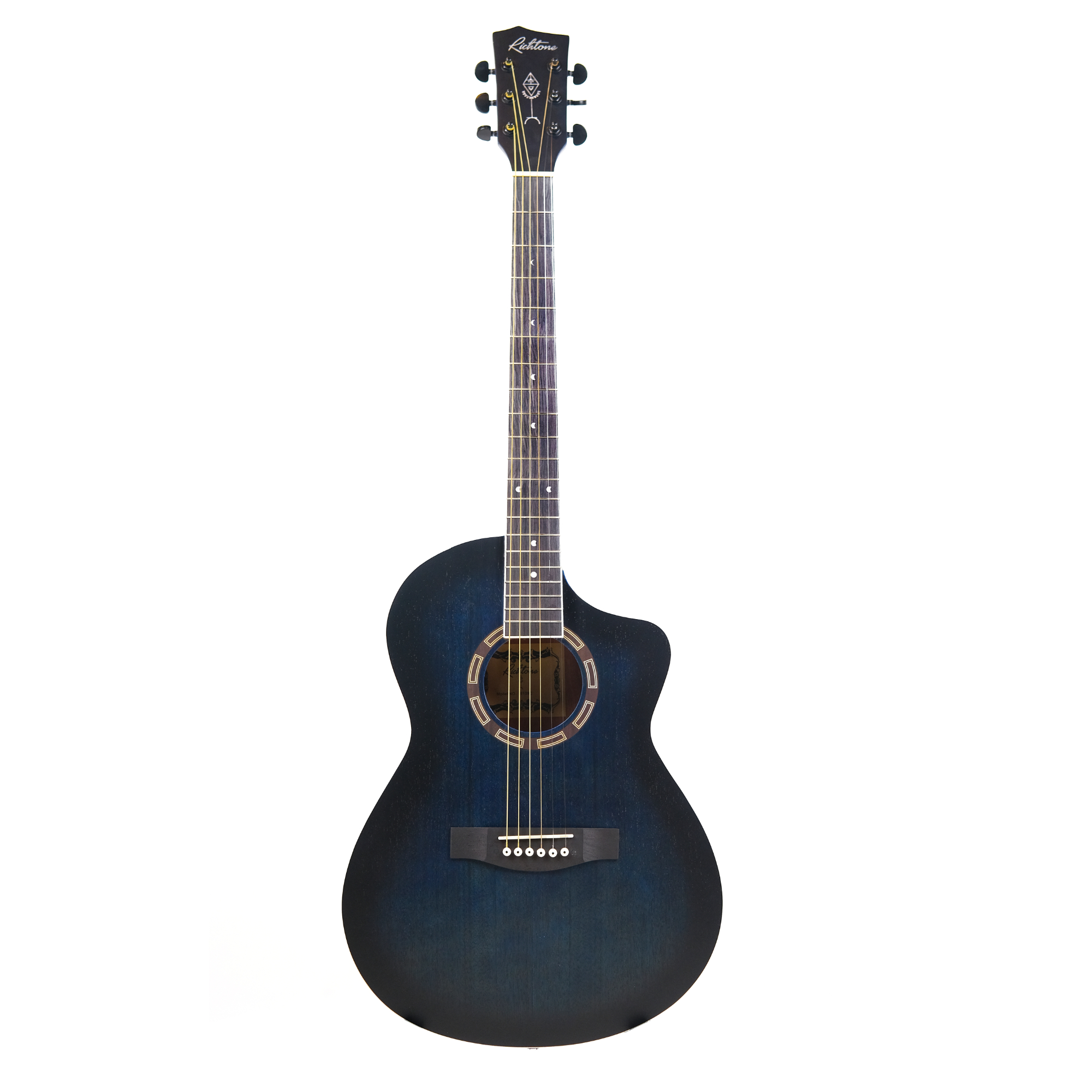 Richtone B139C Blue matt JF style cutaway Acoustic guitar