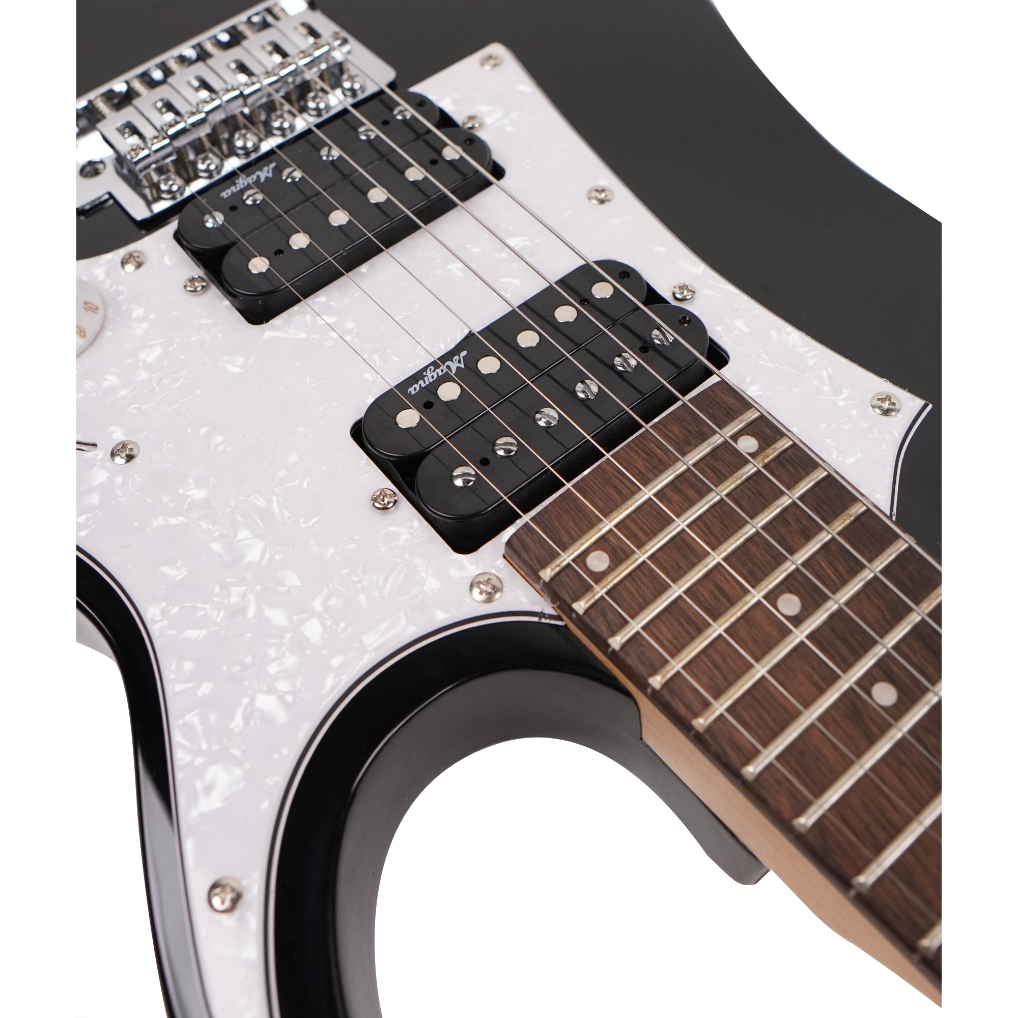 Magna ST10R - Mini Super stratway Black - Rosewood